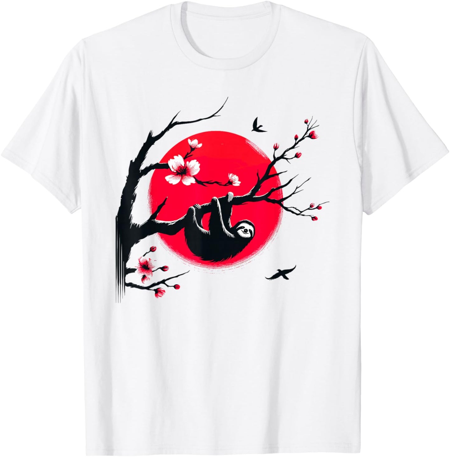 Kawaii Sloth Anime Japan Sakura Novelty Cute Funny Sloth