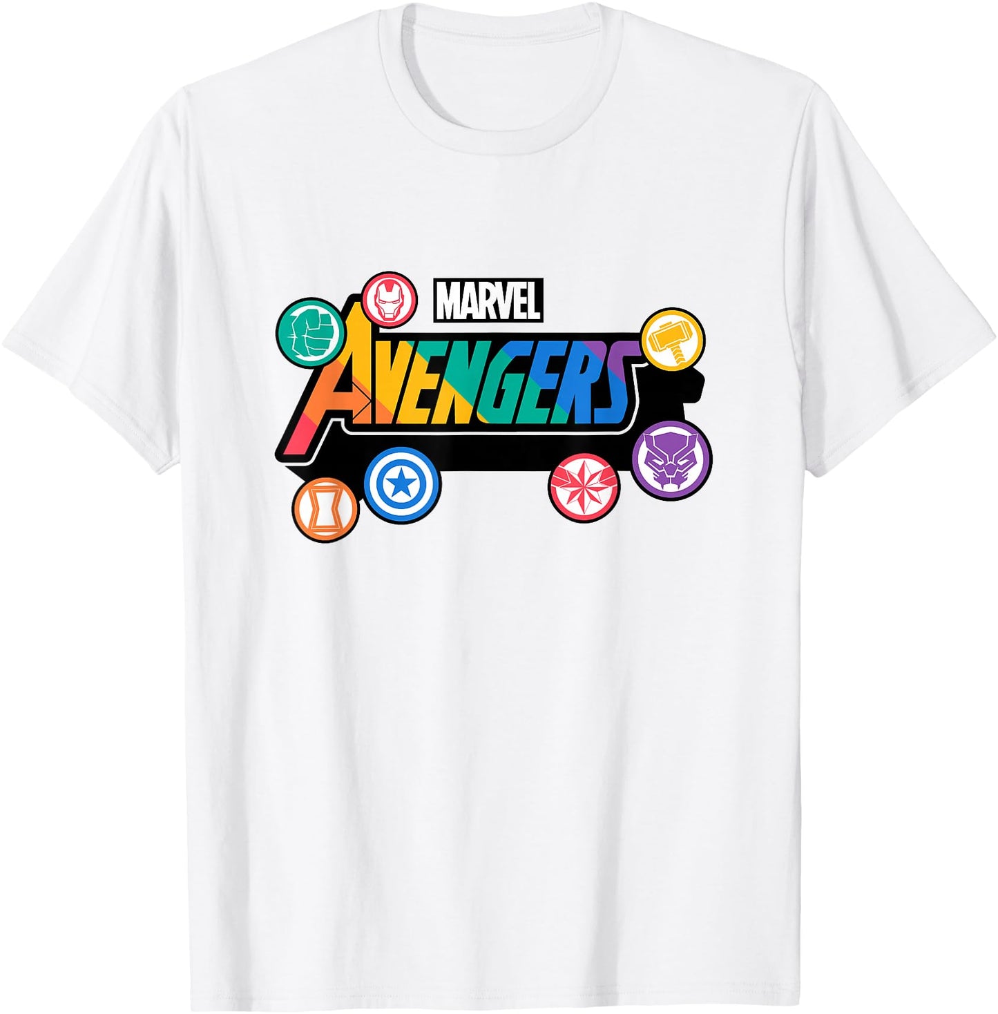 Marvel Classic Avengers Colorful Iconic Hero Emblems