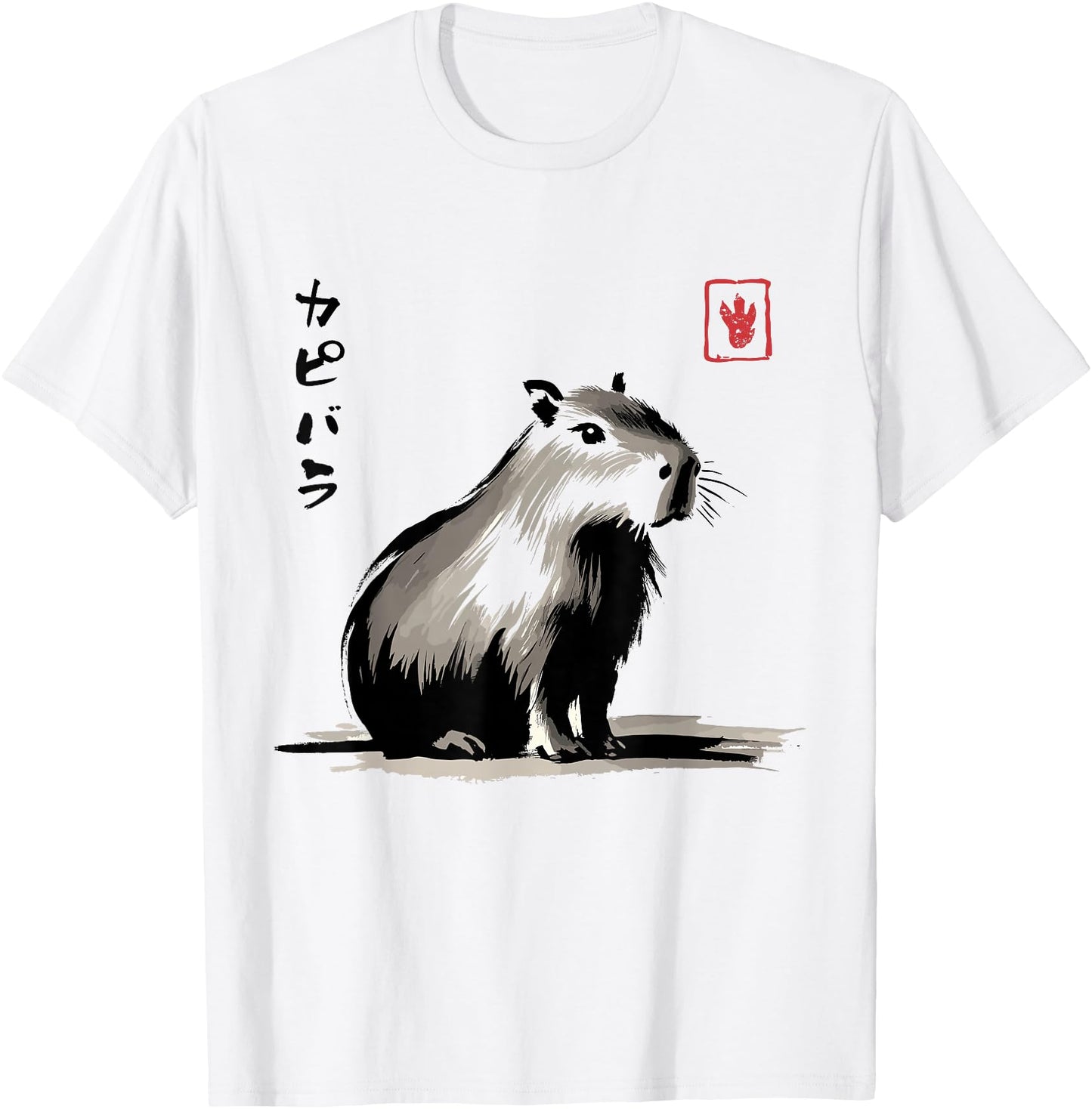 Kawaii Capybara Anime Japanese Streetwear Funny Capybara