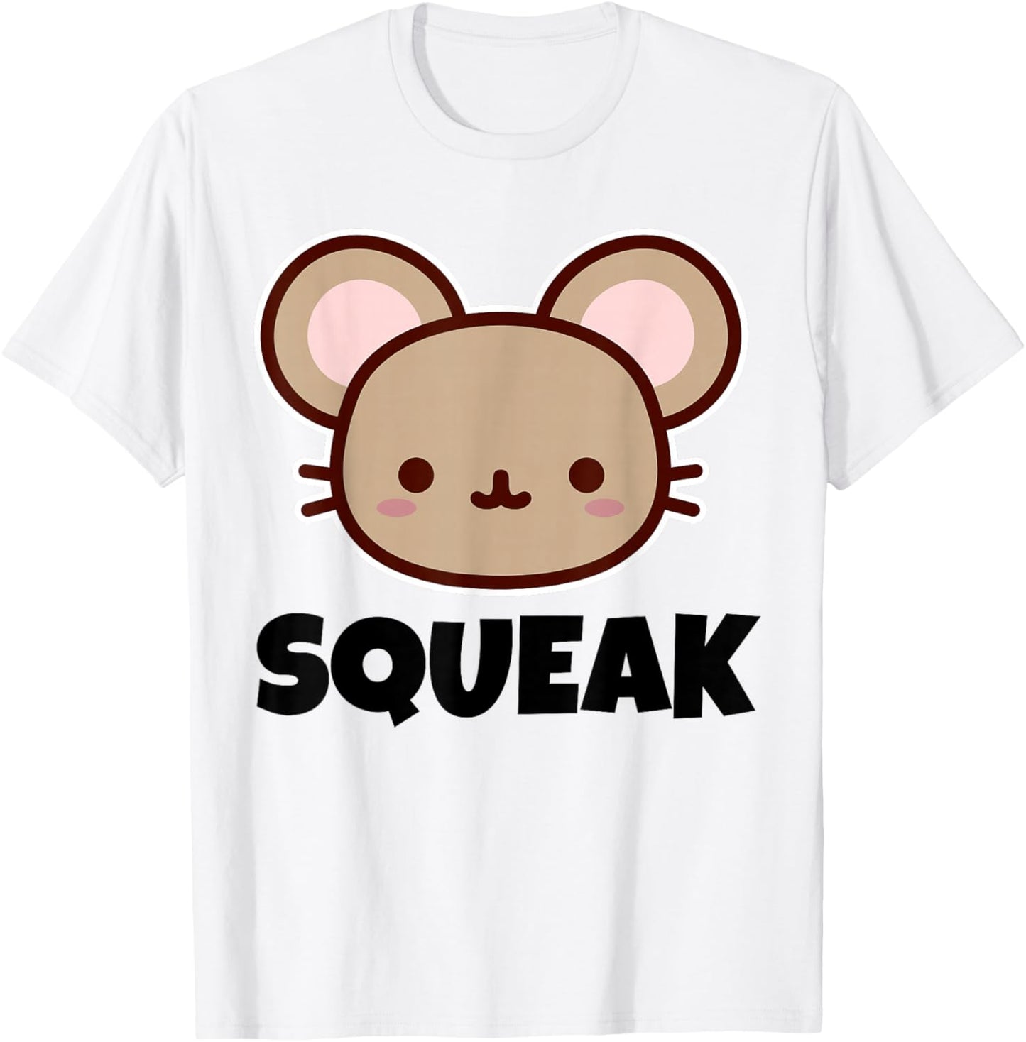 SQUEAK Cute Childrens Mice Shirt for Kids Cartoon Mouse Face