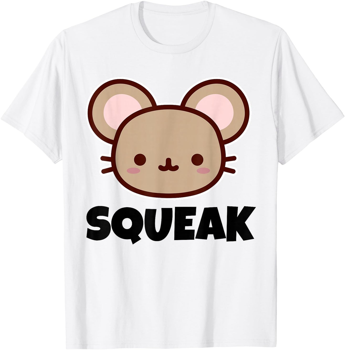 SQUEAK Cute Childrens Mice Shirt for Cartoon Mouse Face