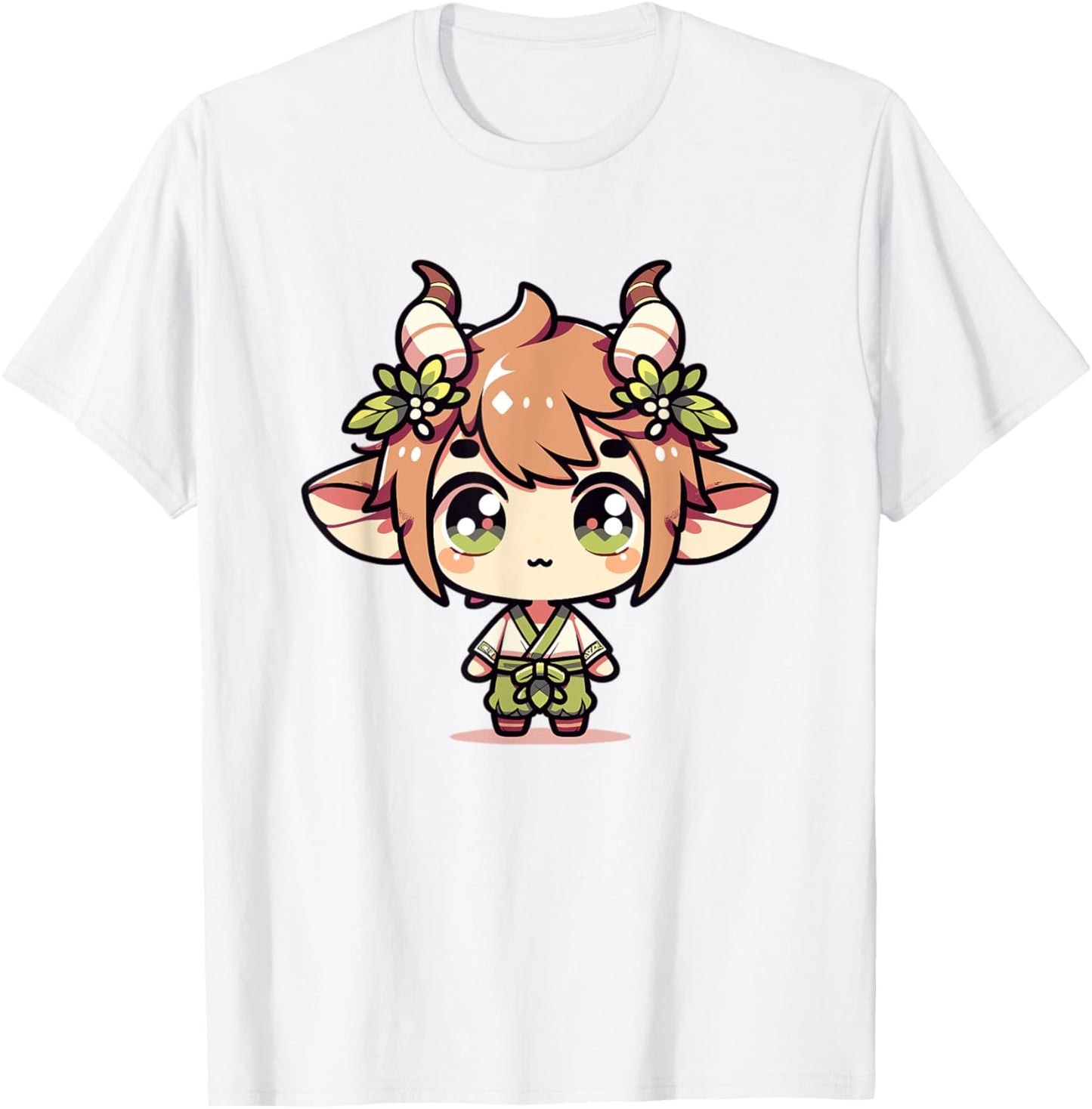 Adorable Cute Japanese Kawaii Chibi Faun (Satyr)