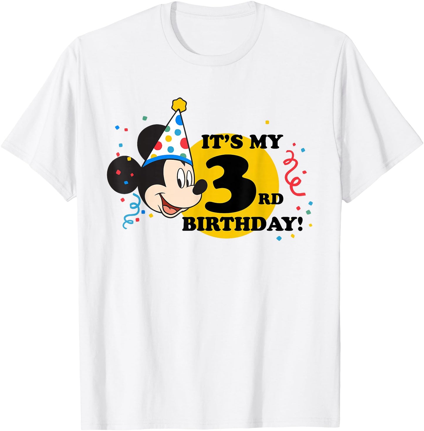 Disney Mickey Mouse 3rd Birthday T-Shirt