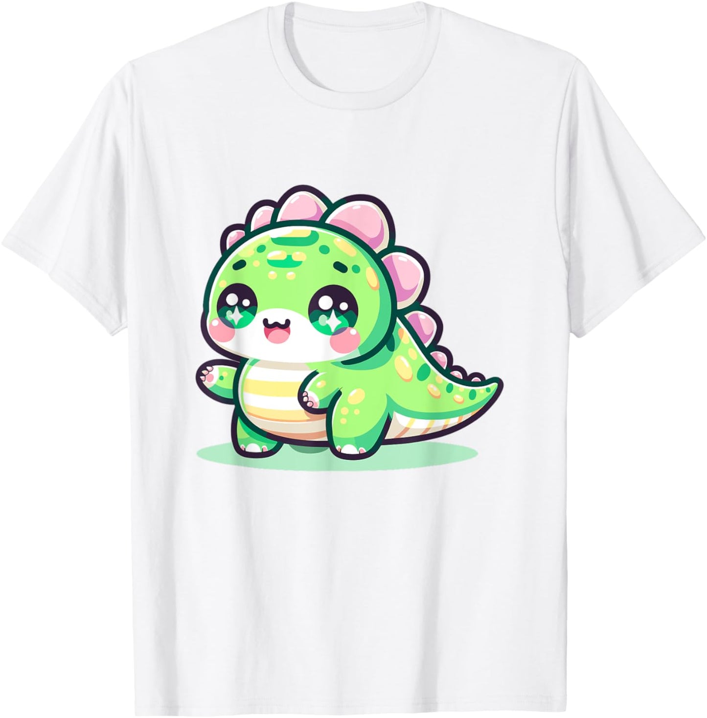 Adorable Cute Japanese Kawaii Chibi Stegosaurus