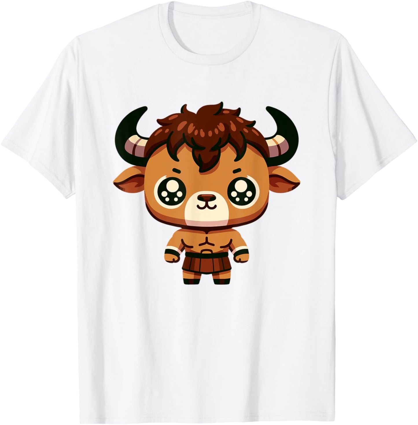 Adorable Cute Japanese Kawaii Chibi Minotaur