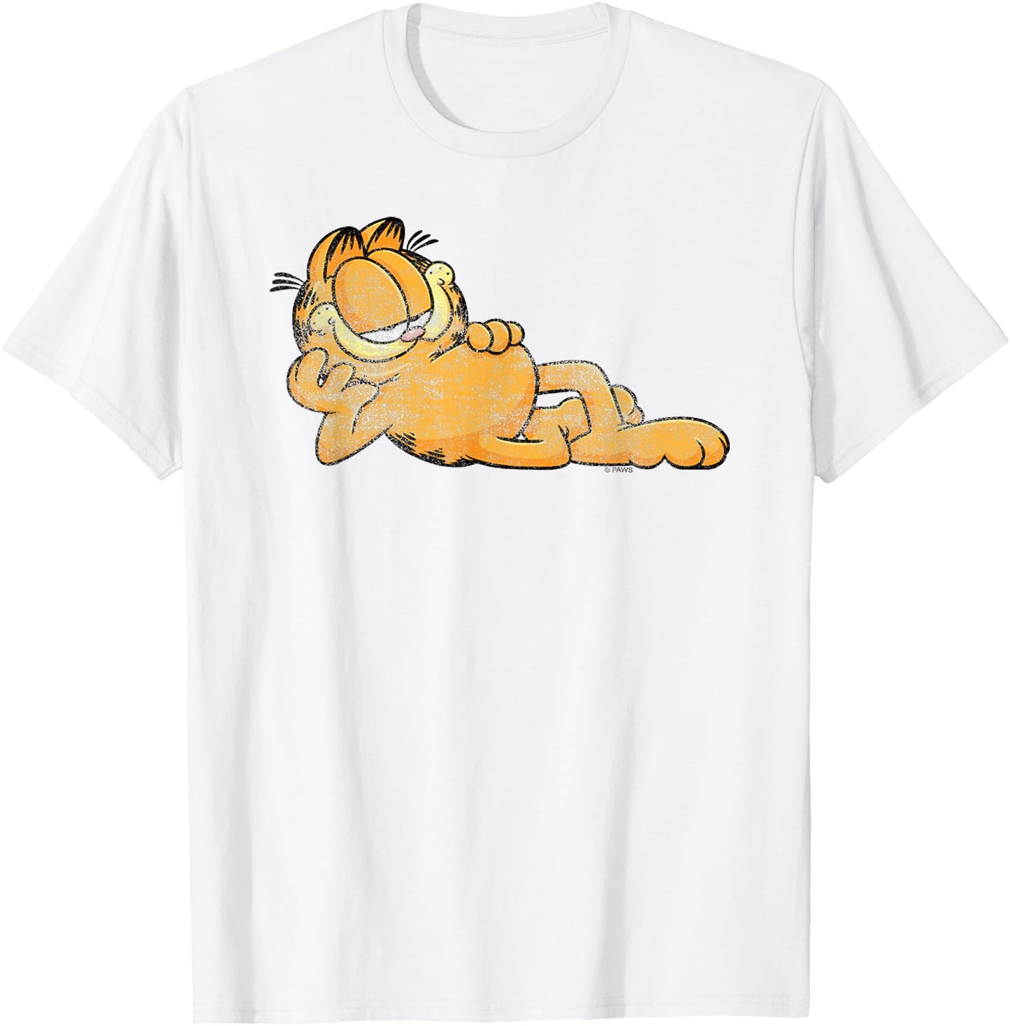 Garfield Happy Lounging Cartoon Cat