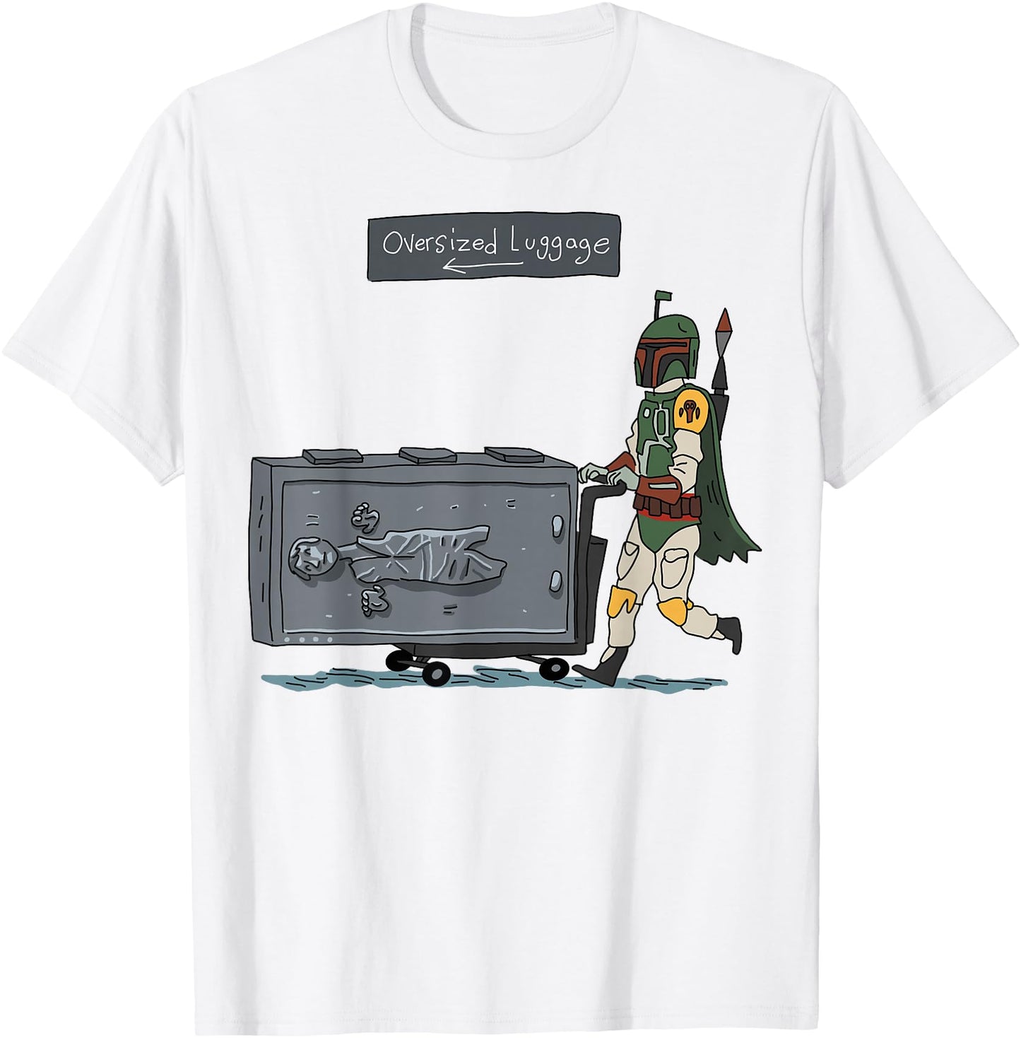 Star Wars Boba Fett Han Solo Oversized Luggage