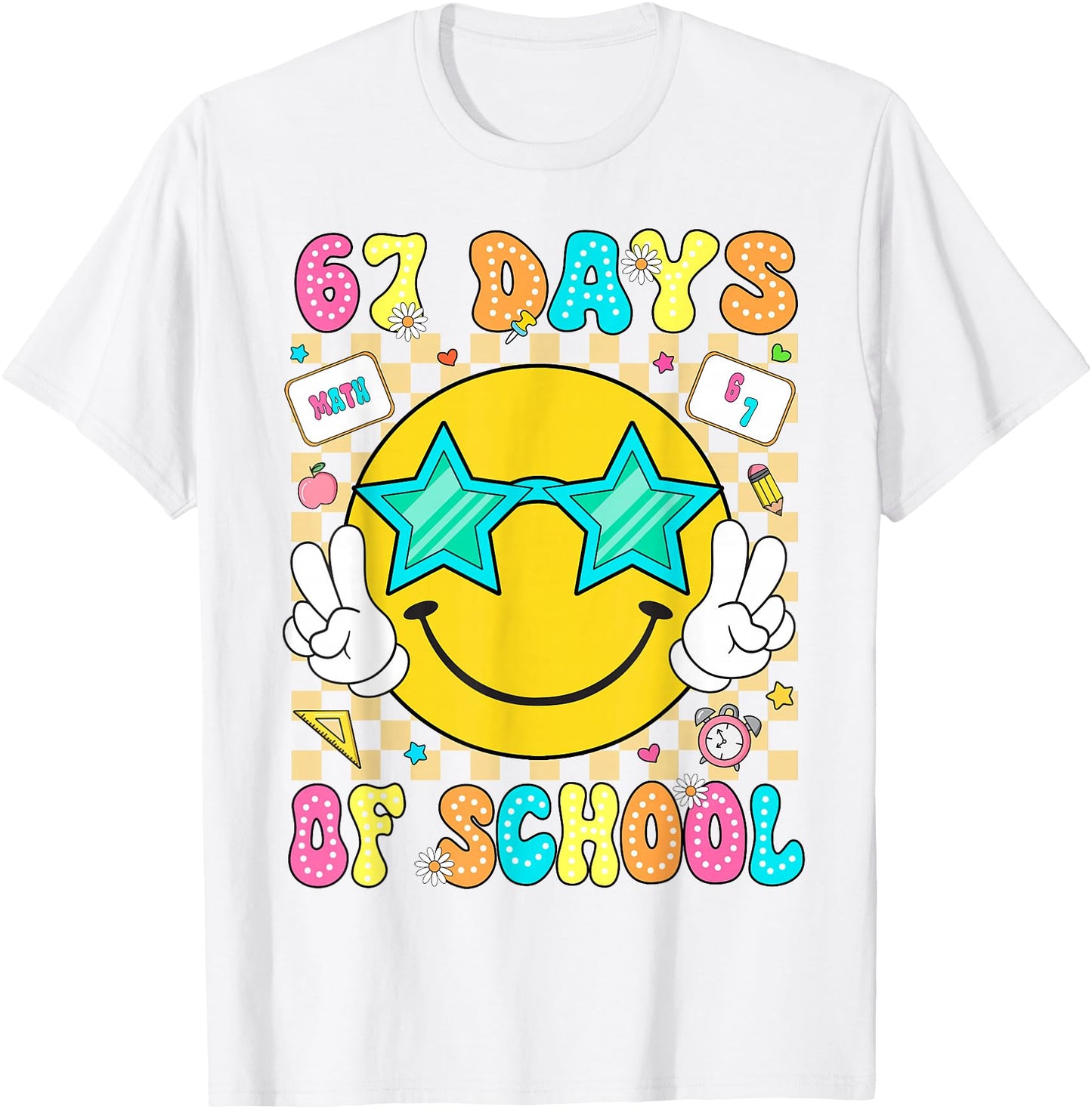 67 Days of School Happy 67th of School Vibes Boys Girls