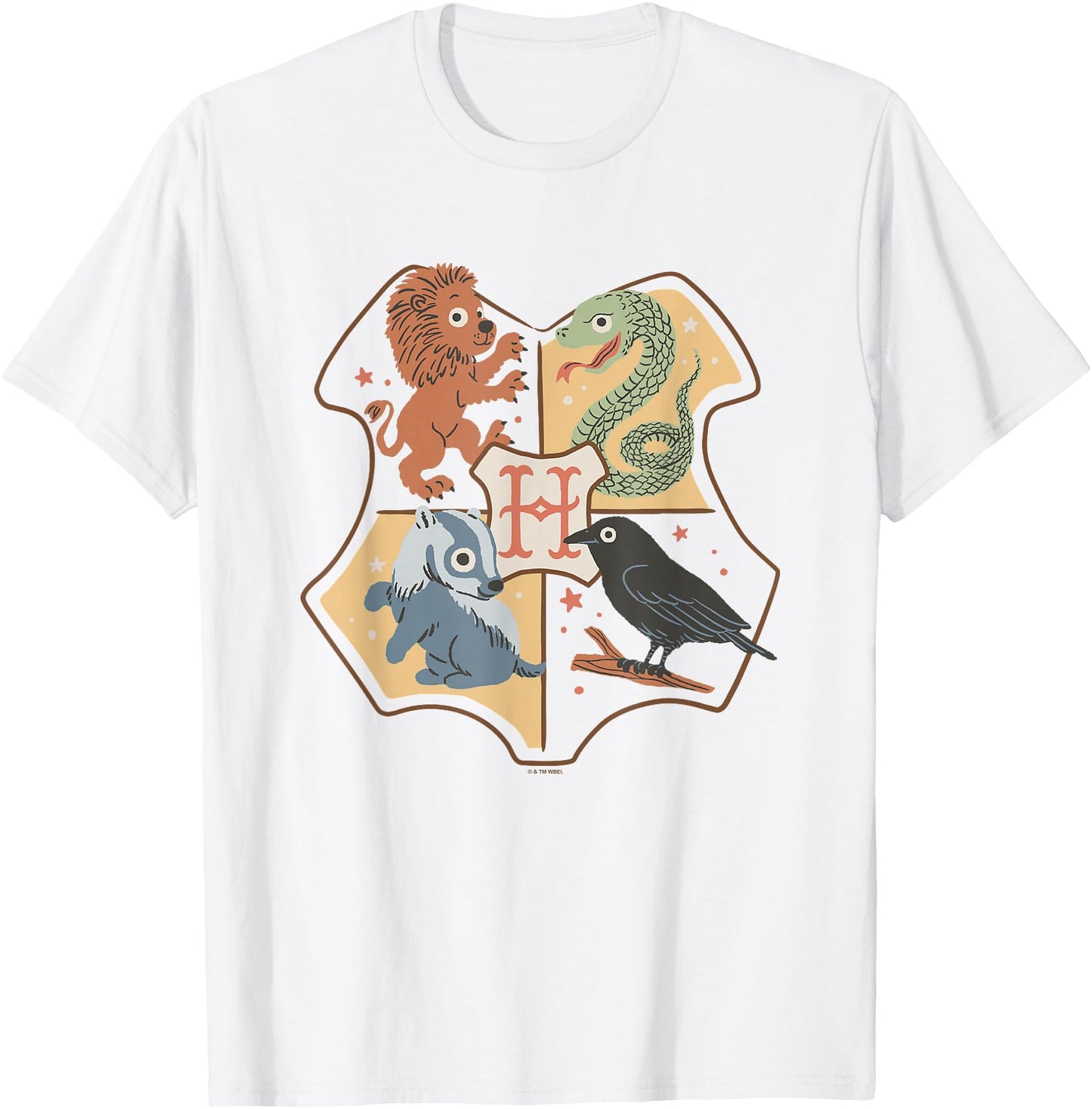 Harry Potter Hogwarts School Logo Chibi House Animals