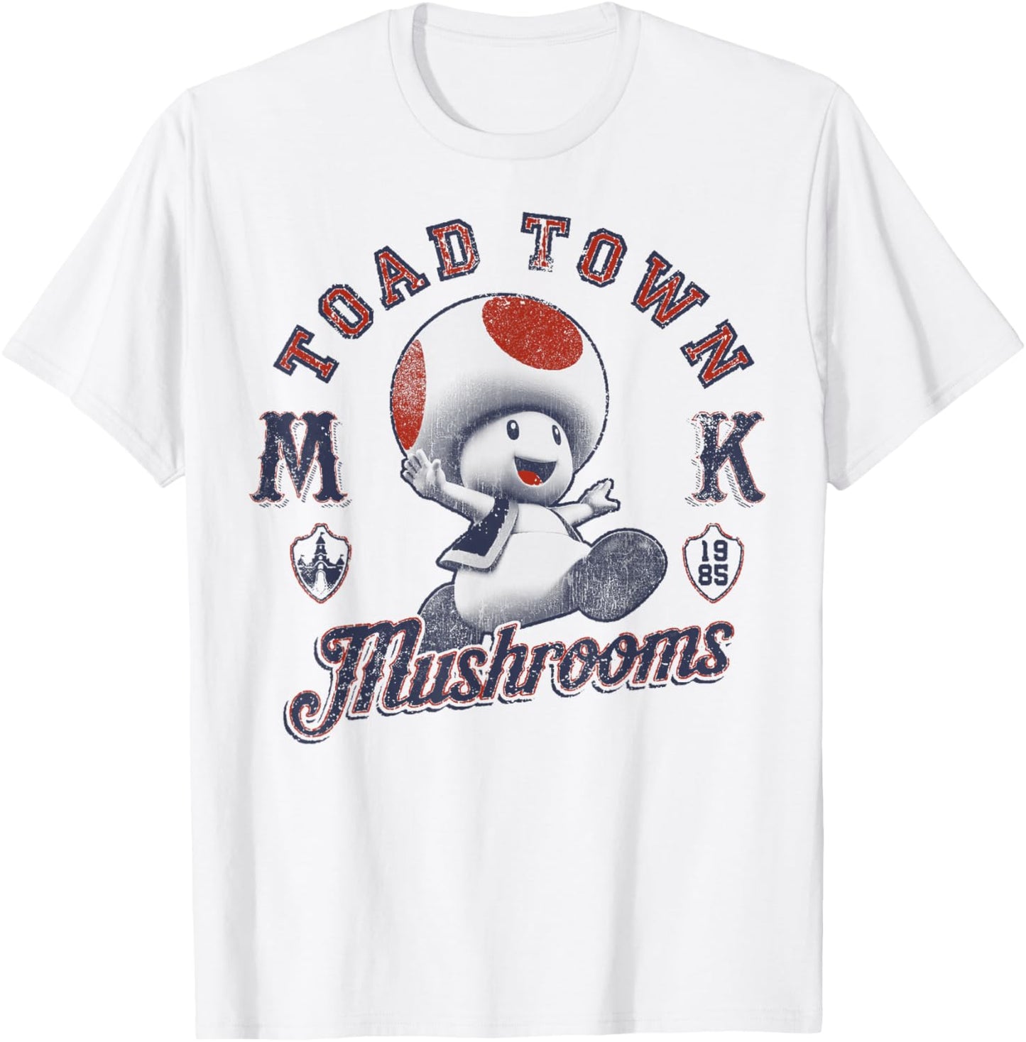 Super Mario Toad Town Mushrooms
