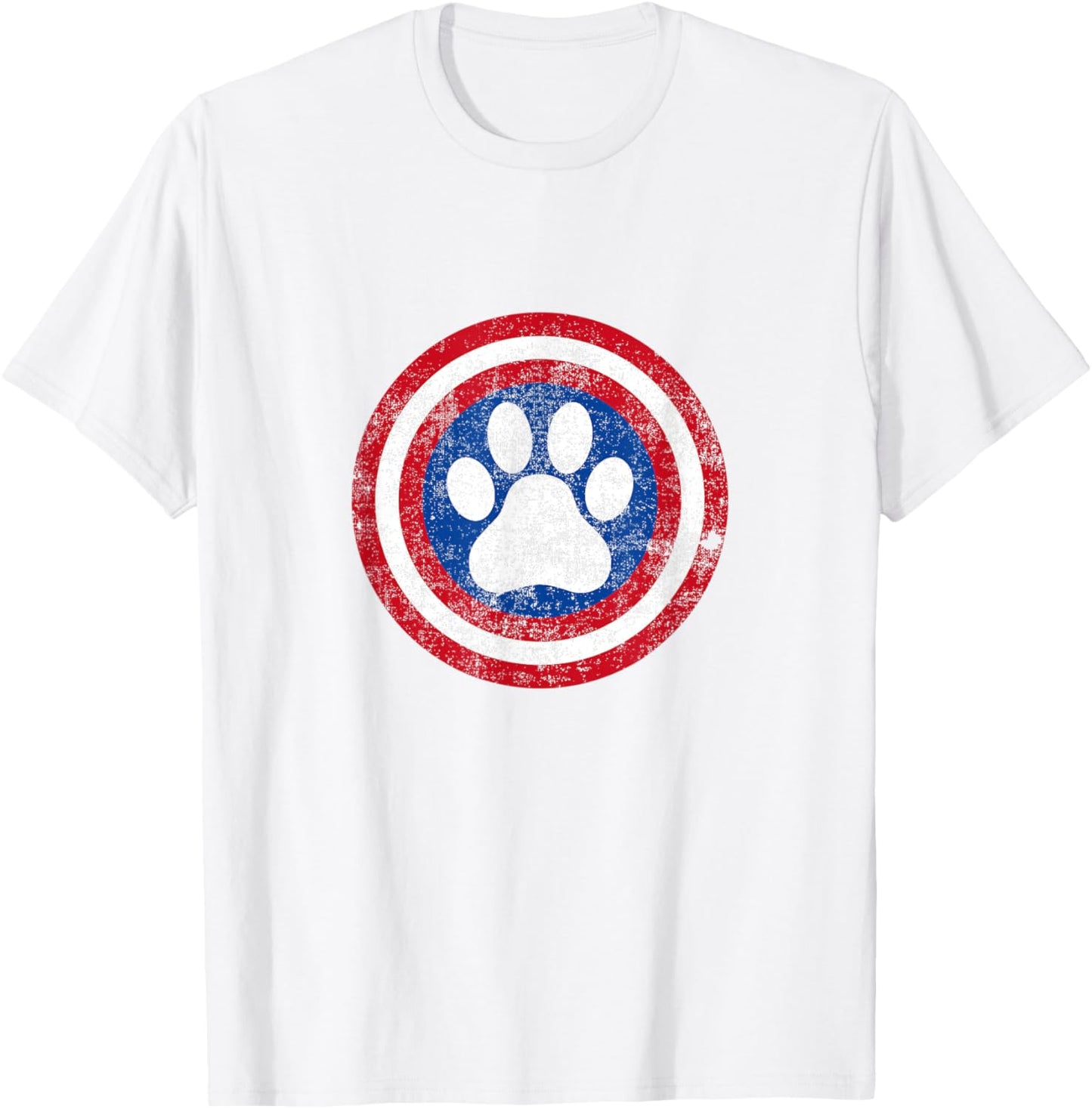 Captain Dog Super Hero Funny Pet Lover Men Women Kids T-Shirt