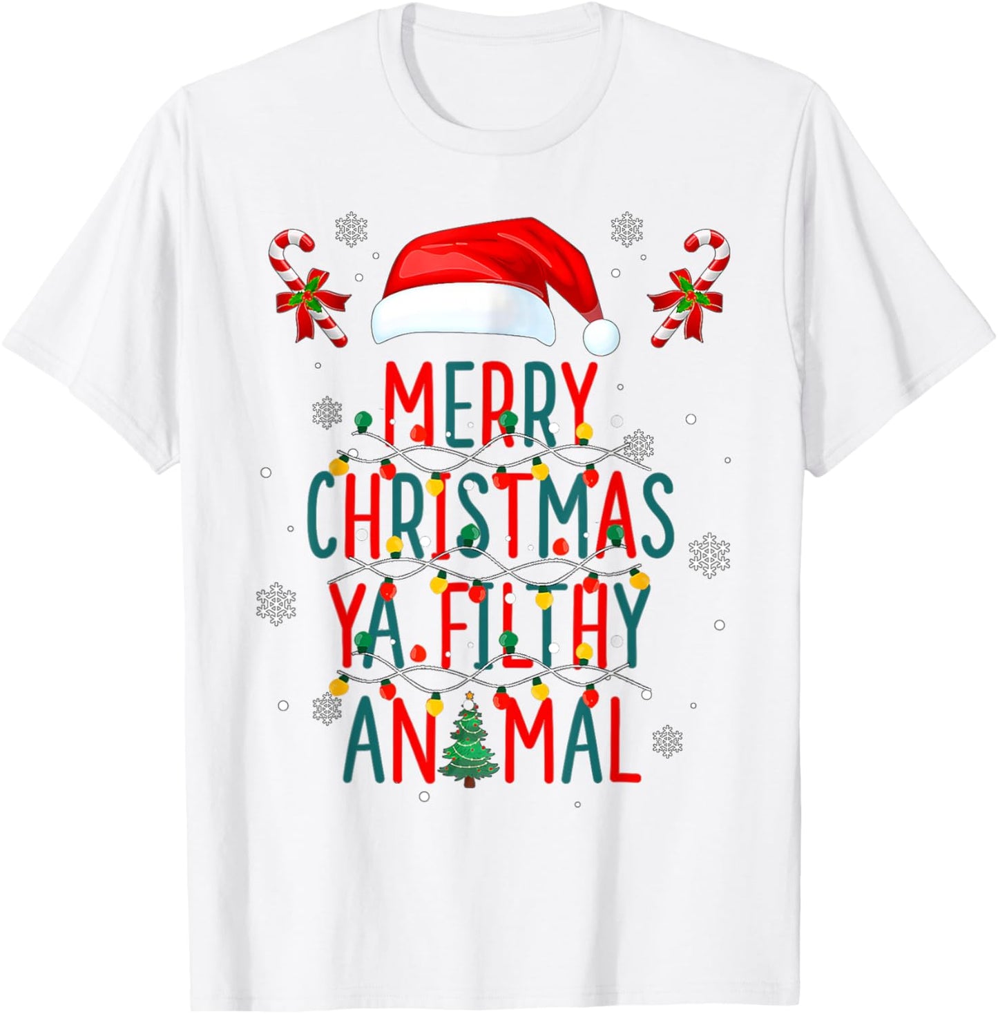 Merry Christmas Animal Filthy Ya Xmas Family Pajama
