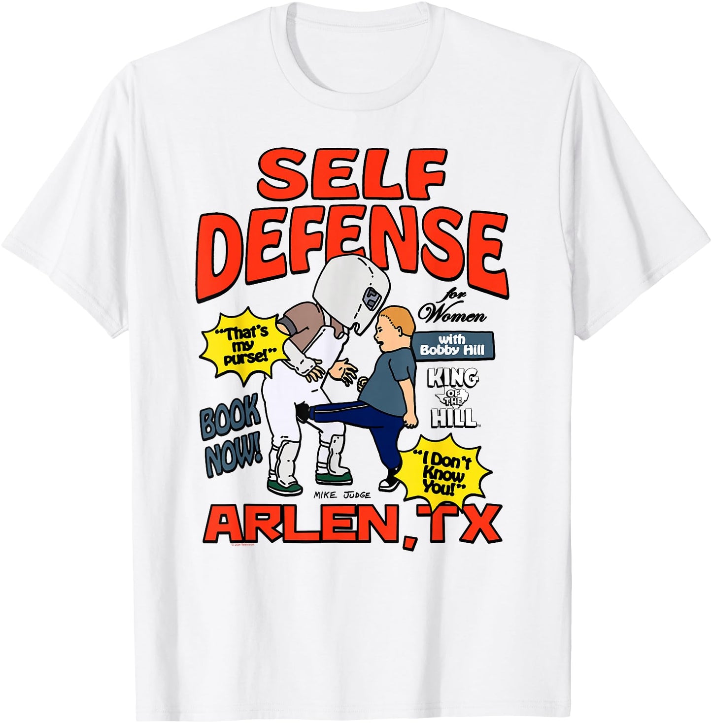 King of the Hill Bobby's Self Defense Class Cartoon