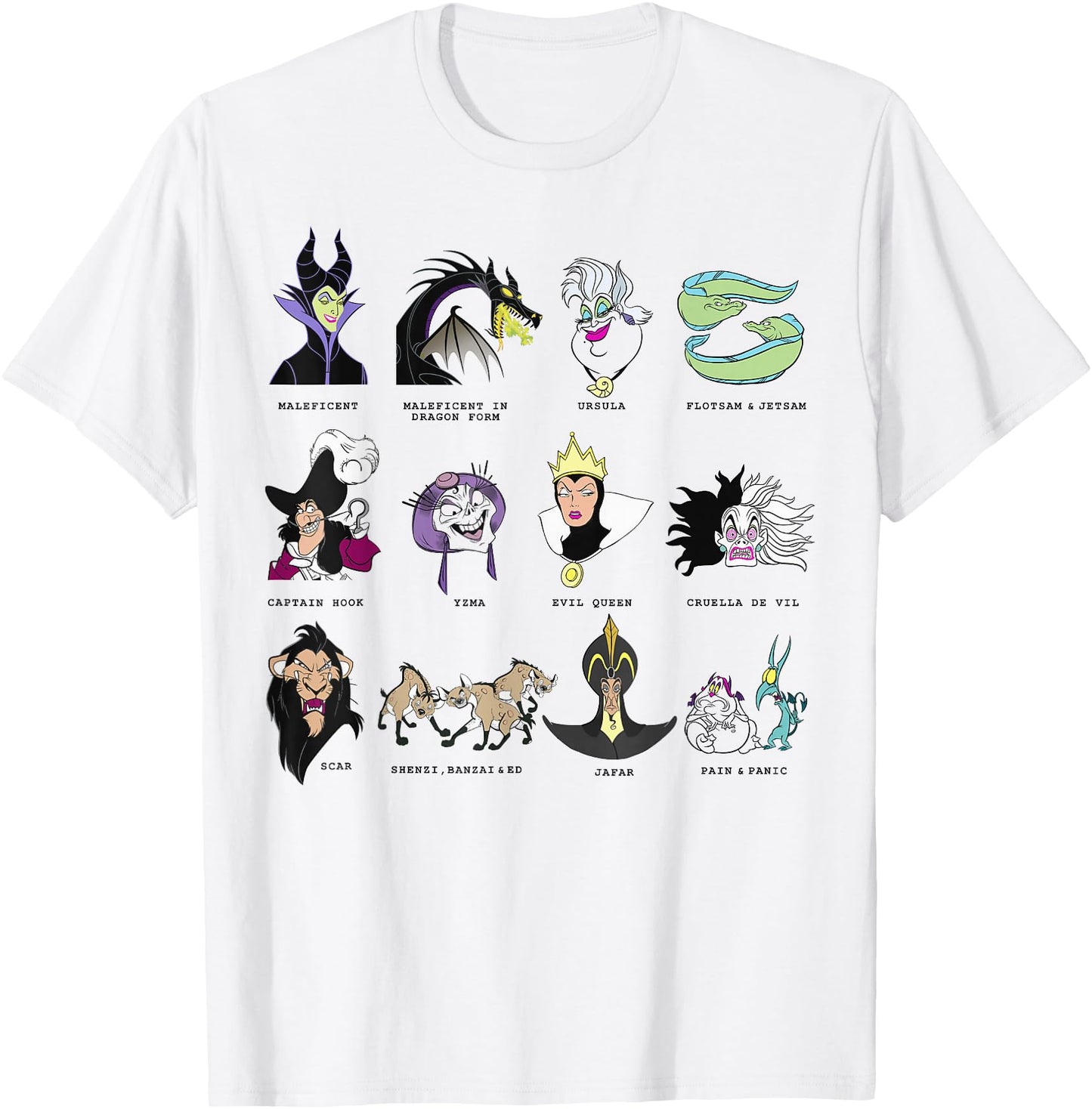Disney Villains Portrait Grid