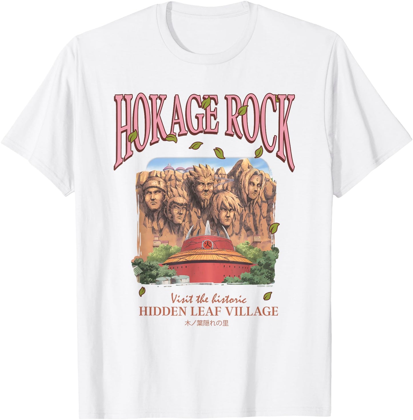 Naruto Shippuden Historic Hokage Rock Tourism Anime
