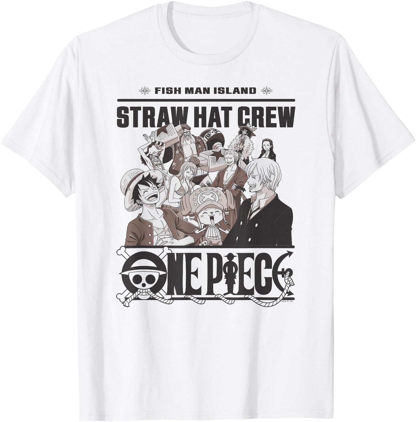 One Piece Anime Straw Hat Crew Fish Man Island