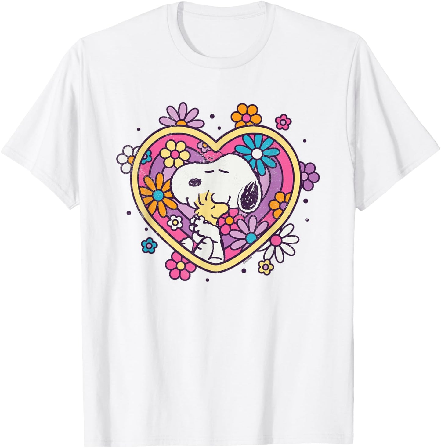 Peanuts - Hug Heart Flowers