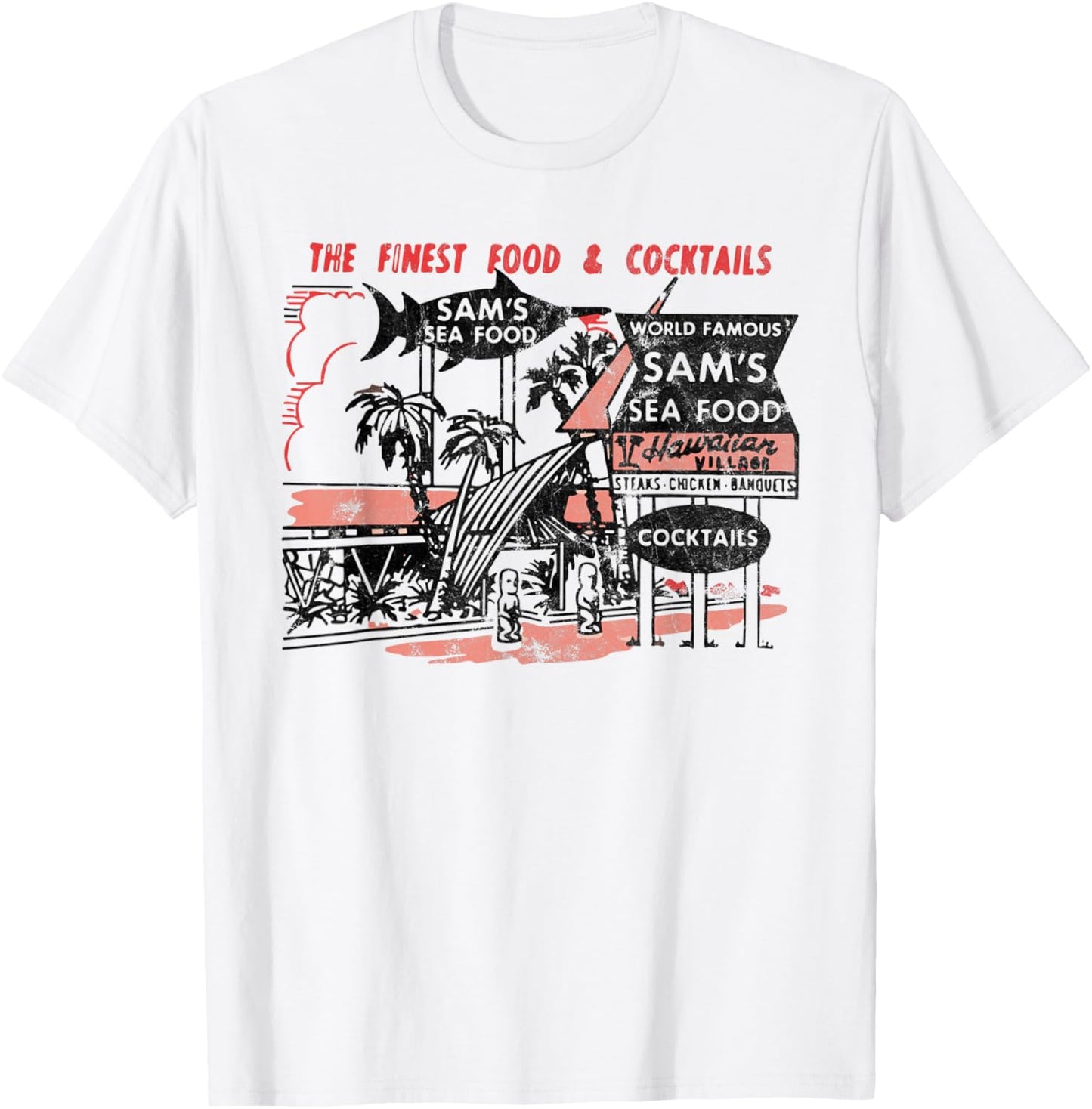 Vintage Sam\u2019s Seafood Tiki Bar 60s Style Polynesian Lounge