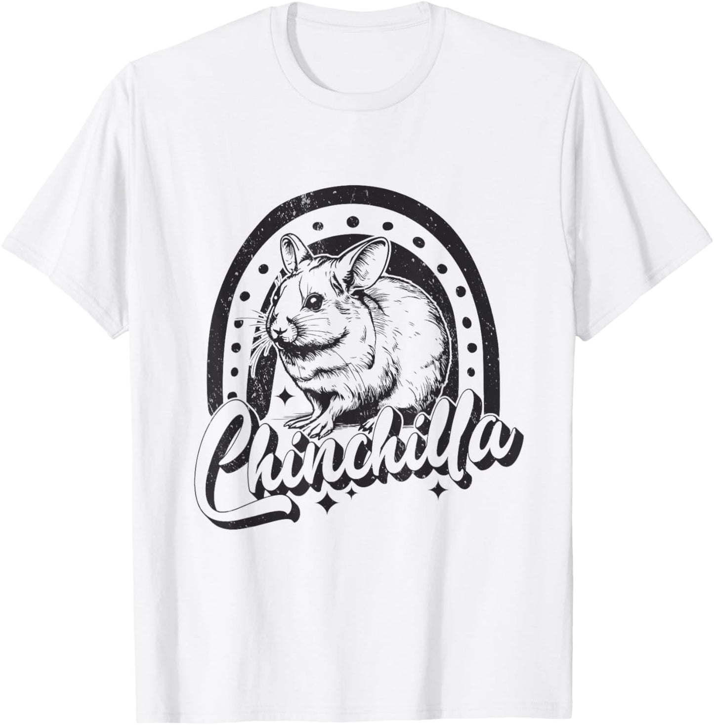 Chinchilla Rodent Chinchilla Owner Pet Retro Chinchilla T-Shirt