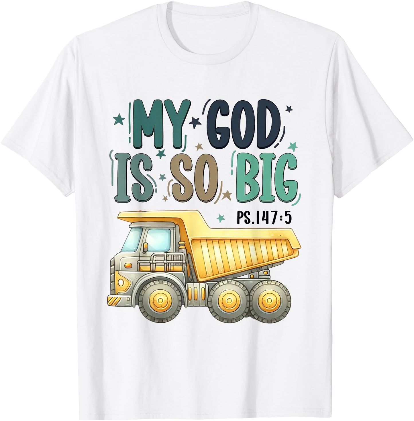 My God is So Big Christian Toddler Excavator Truck