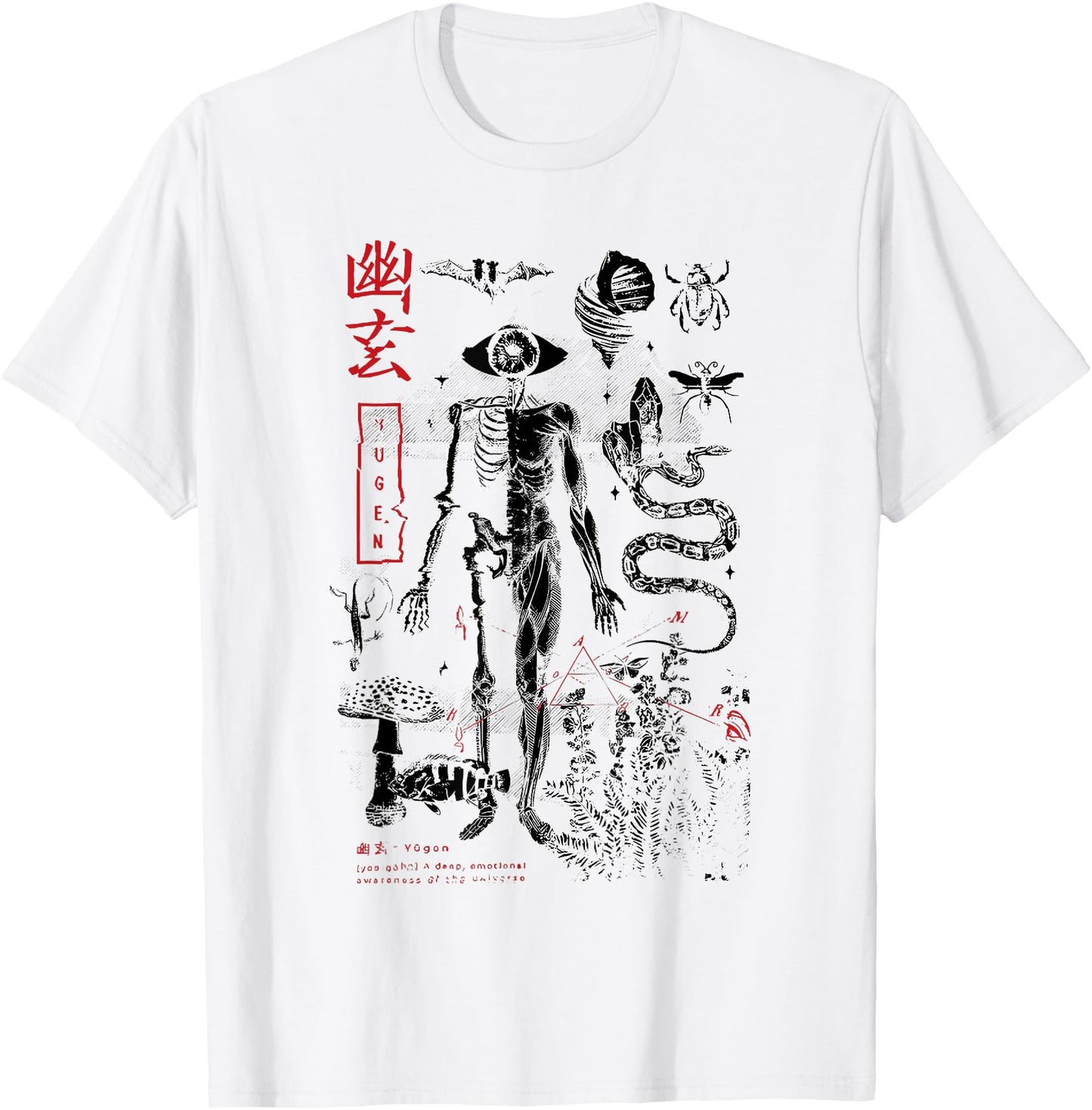 Vintage Yokai Club Japanese Funny Skeleton