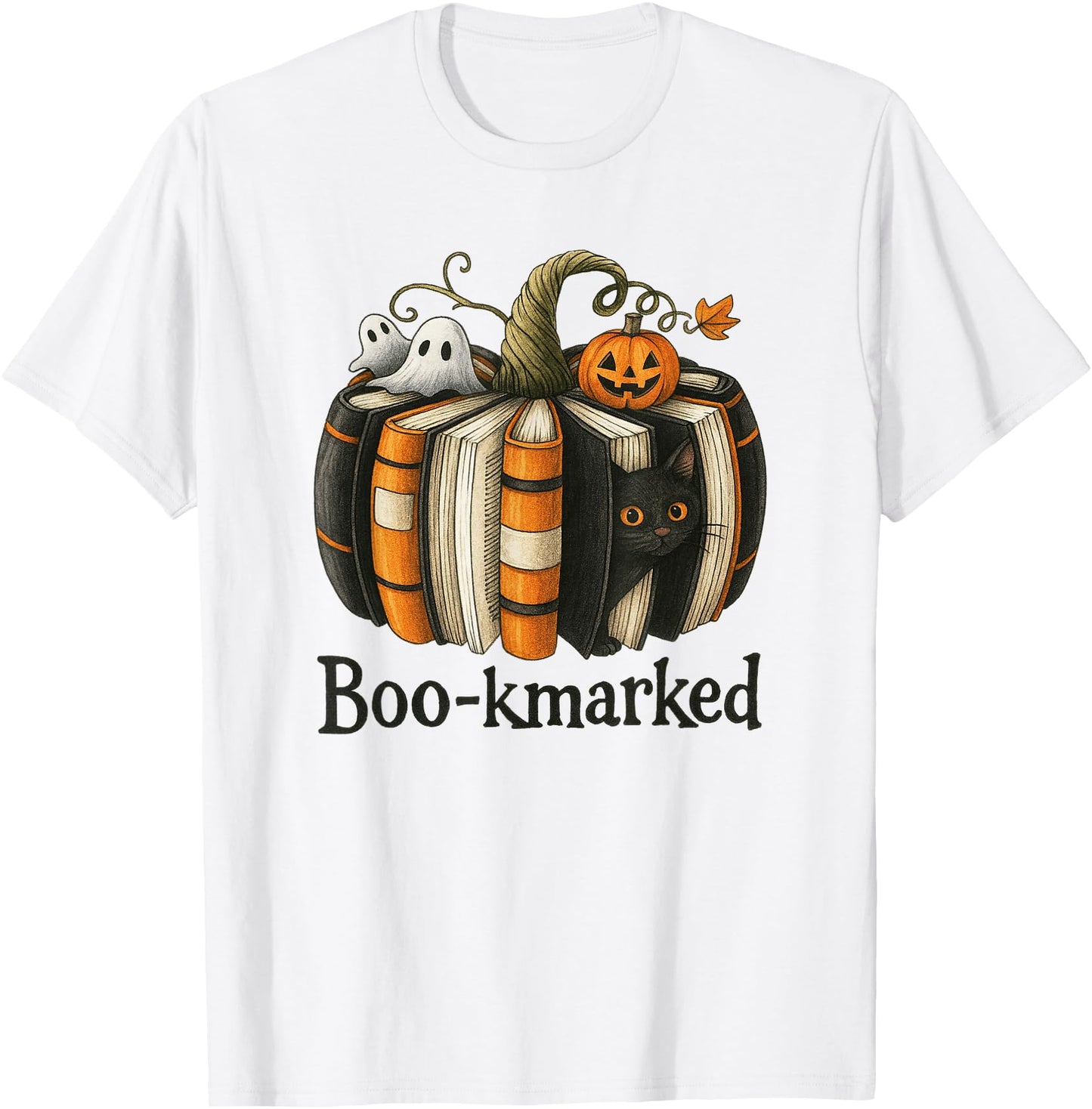 Fun Fall Book Lover Cute Teacher Student Halloween