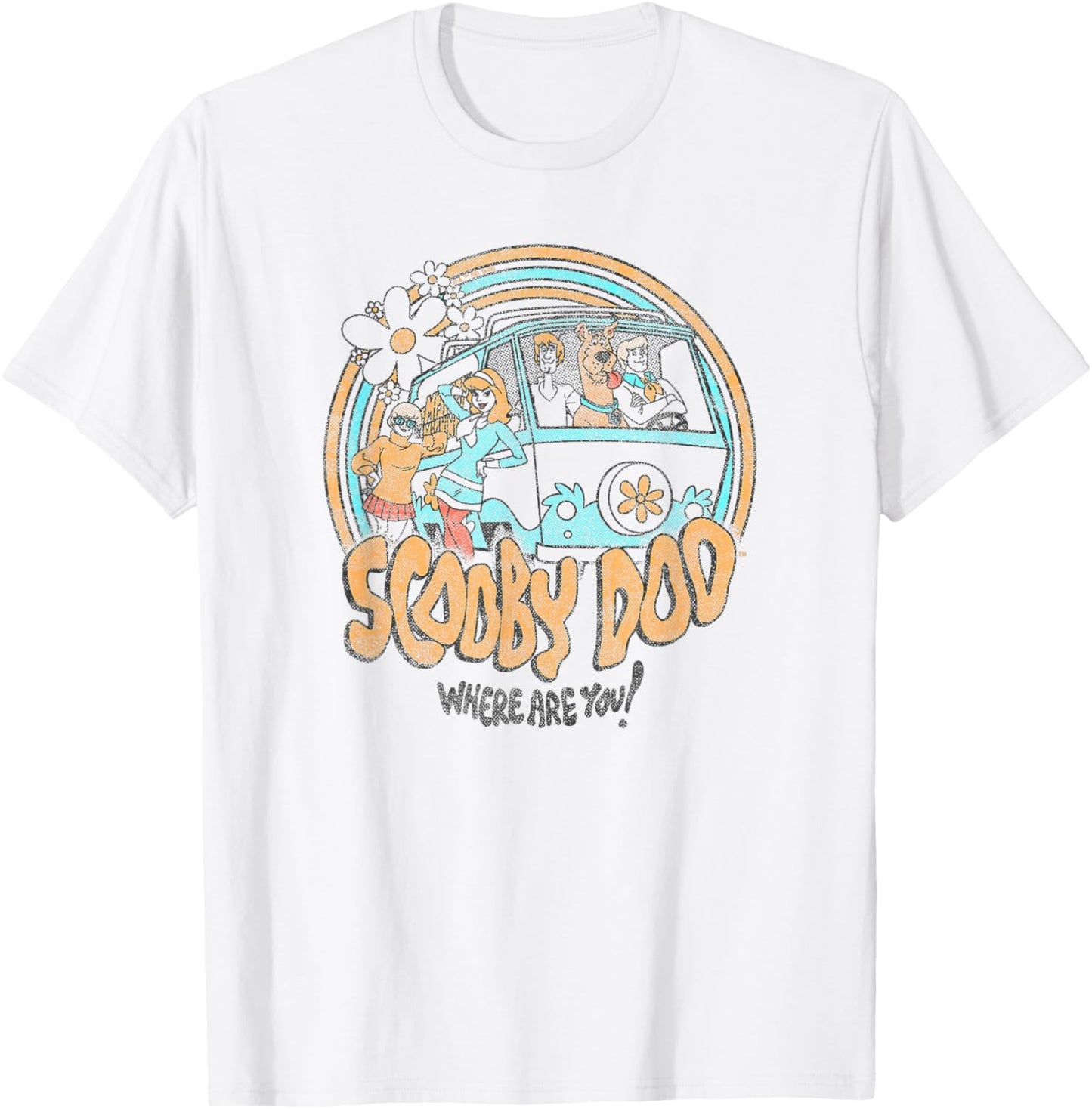 Scooby-Doo Vintage Floral Gang Poster