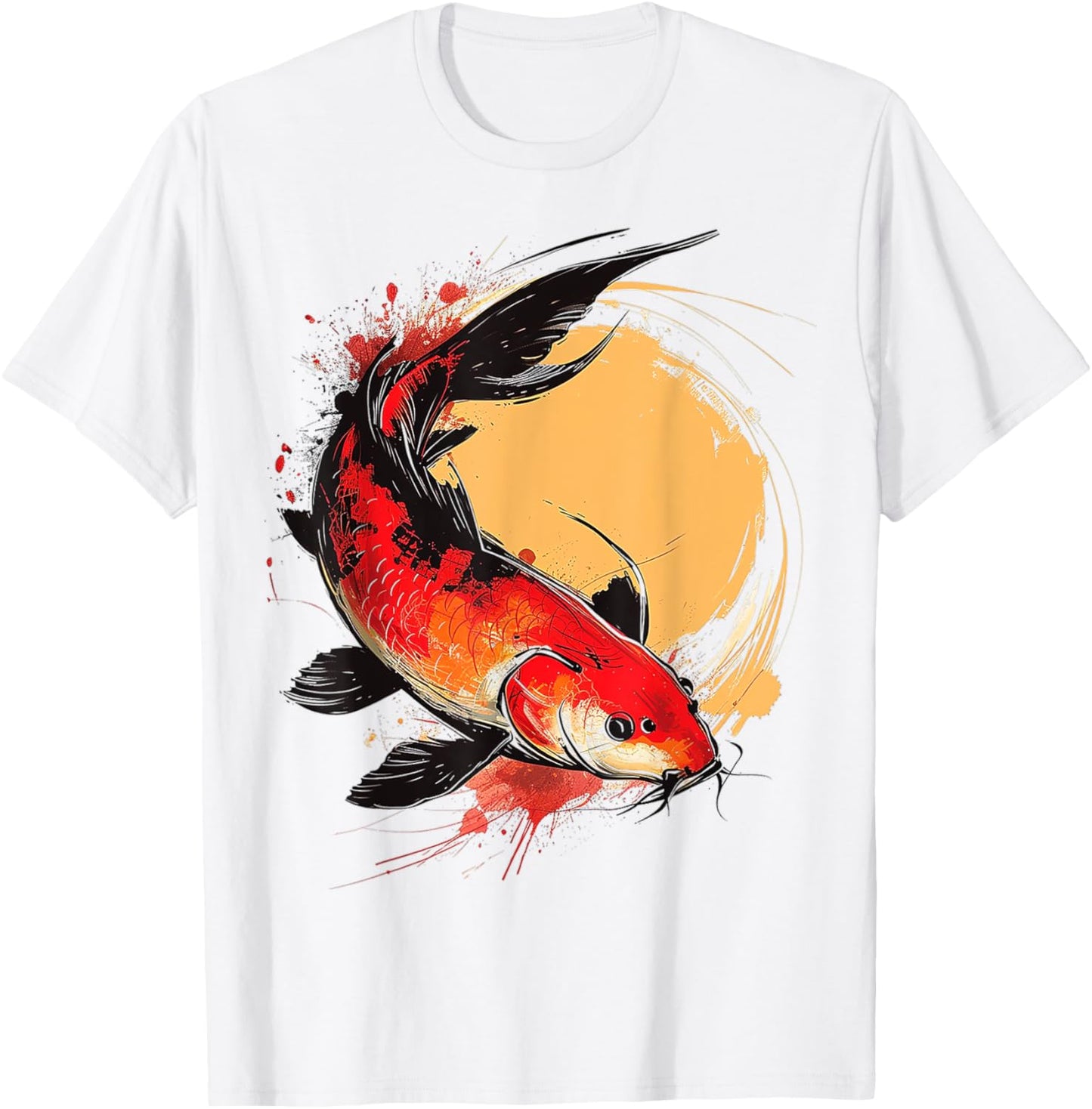 Fish Abstract Art Animal Colorful Painting Graphic Anime
