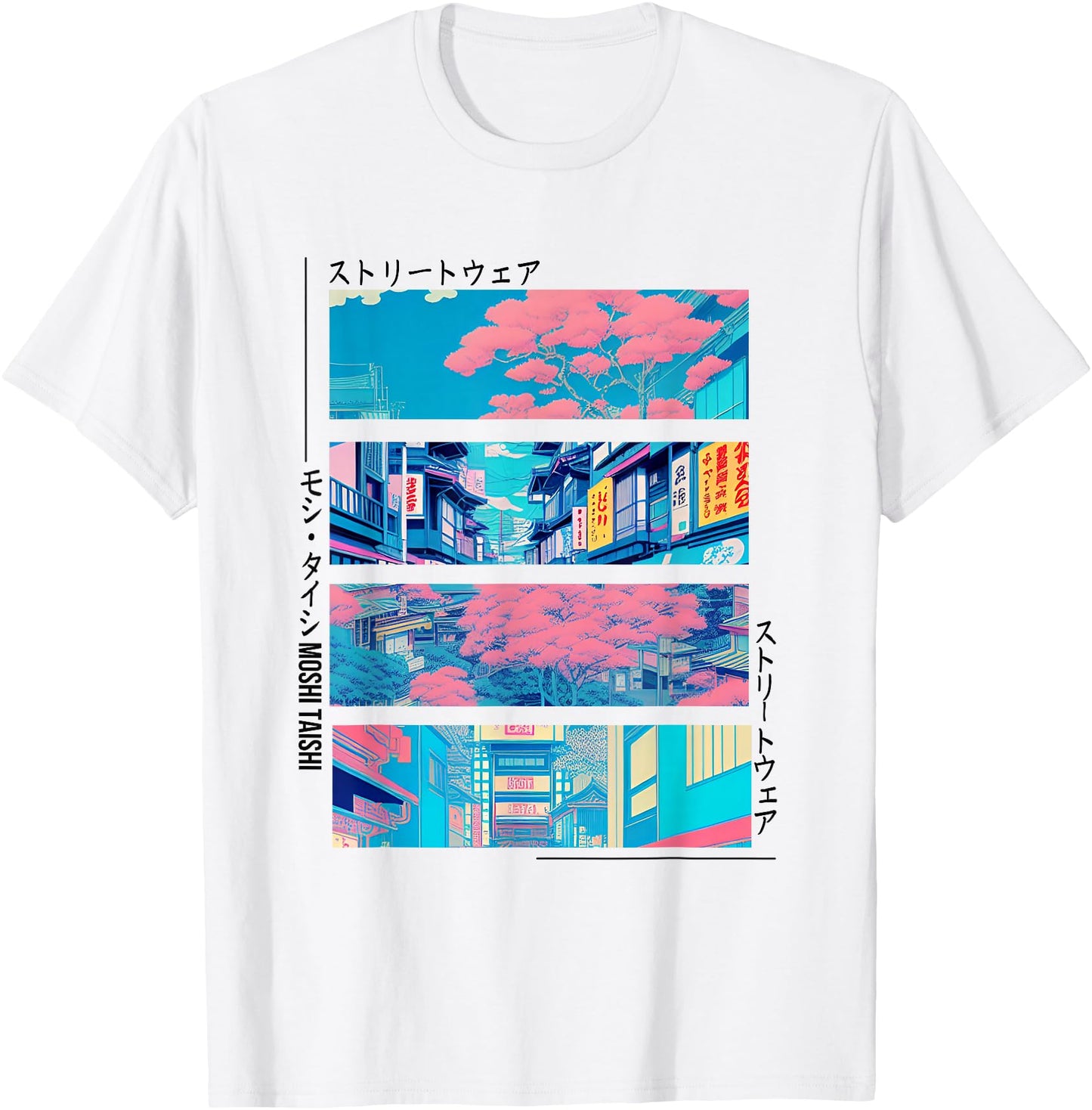 Retro Lofi Tokyo Japanese Streetwear Aesthetic Graphic