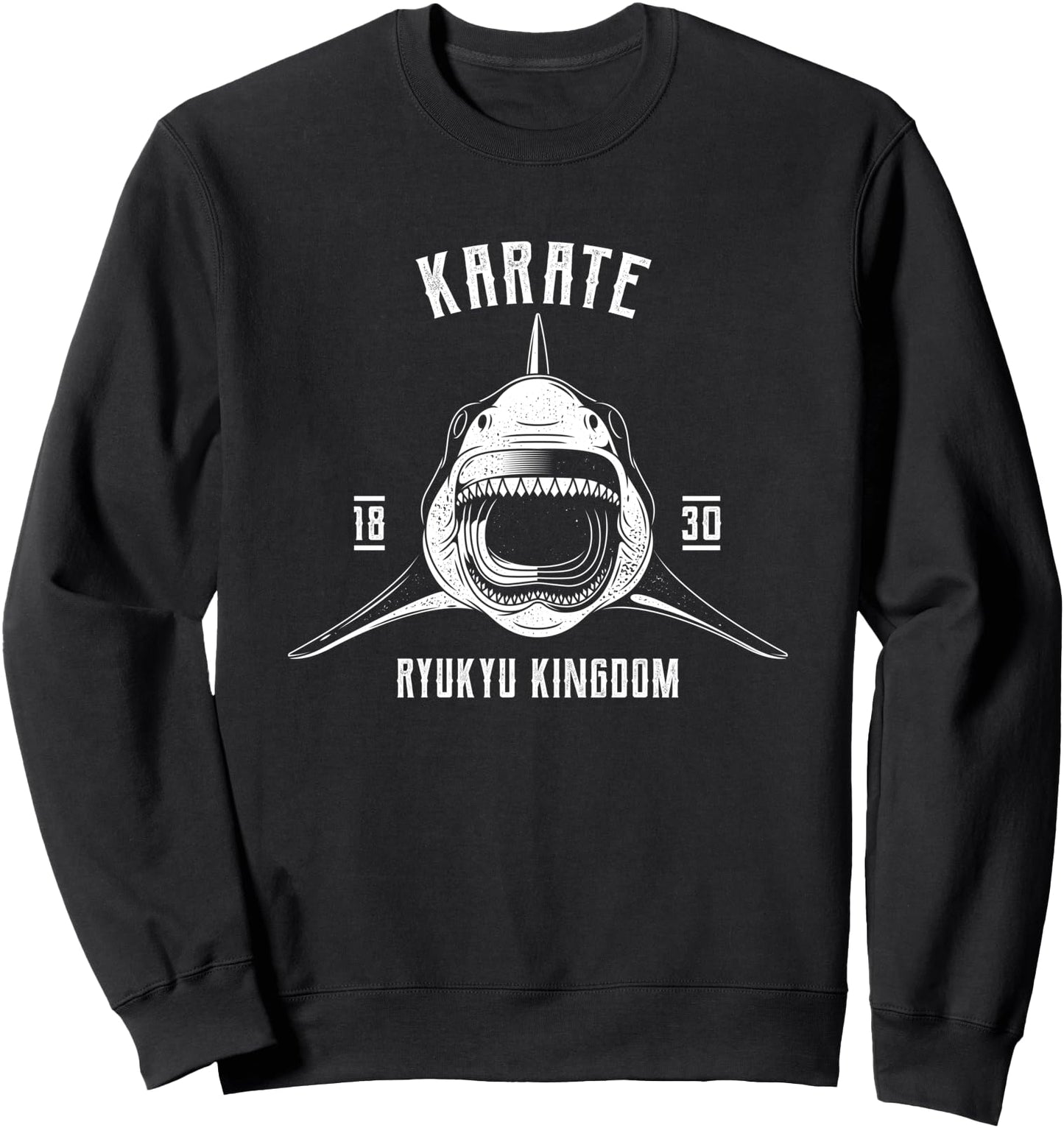 Karate Shark Japanese Karateka Kata Sweatshirt