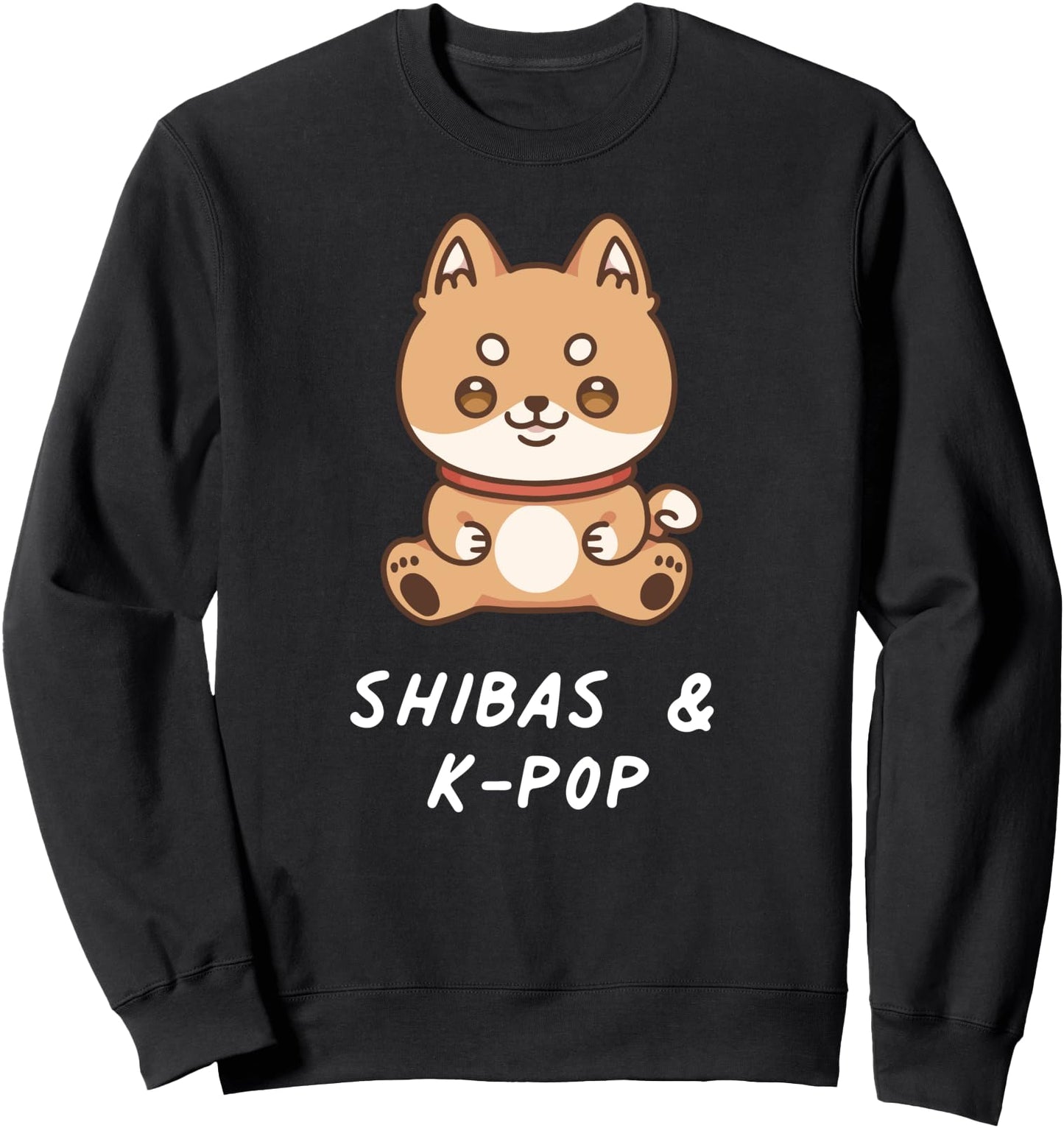 Shibas & K-Pop Kawaii Shiba Japanese Dog South Korea Music Sweatshirt