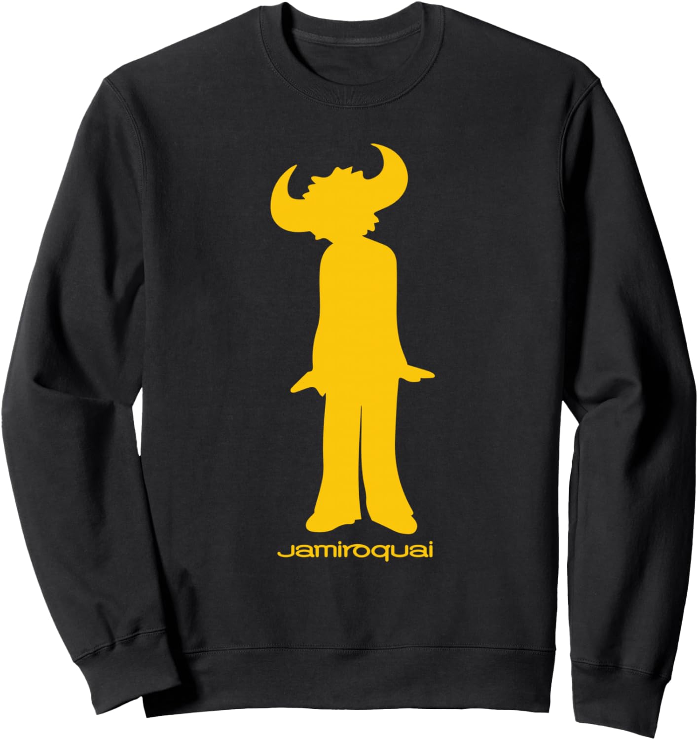 Jamiroquai Official Buffalo Yellow Logo Sweatshirt