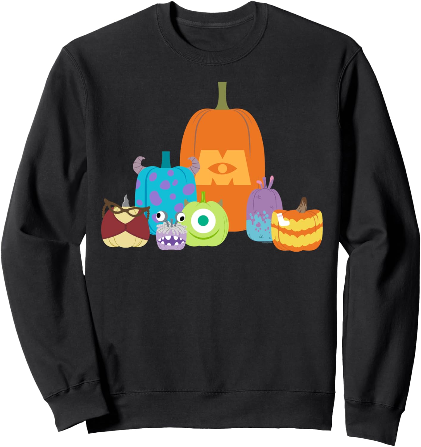 Disney and Pixar's Monsters, Inc. Halloween Pumpkin Group Sweatshirt