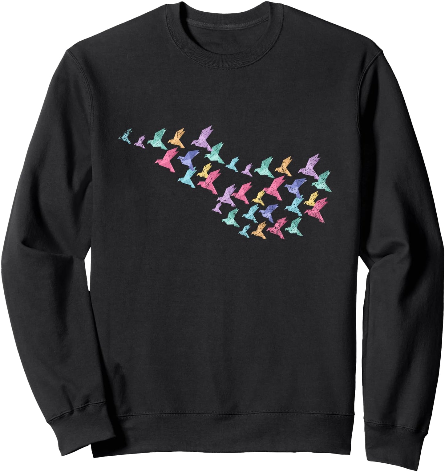 Paper Crane Origami Japanese Paper Folding Art Origami Sweatshirt