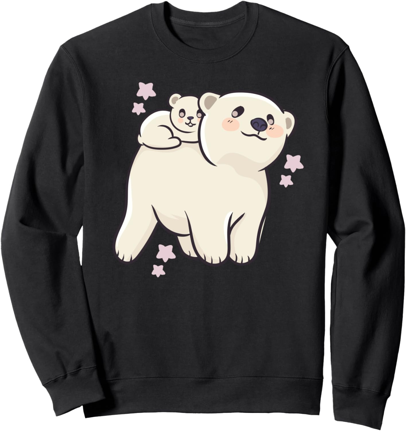 Polar bears Baby Mommy - Cute Kawaii Anime Kawaii Japan Sweatshirt