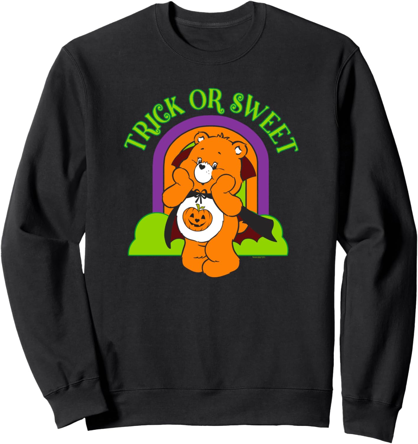 Care Bears Halloween Trick Or Sweet Vintage Bear Poster Sweatshirt