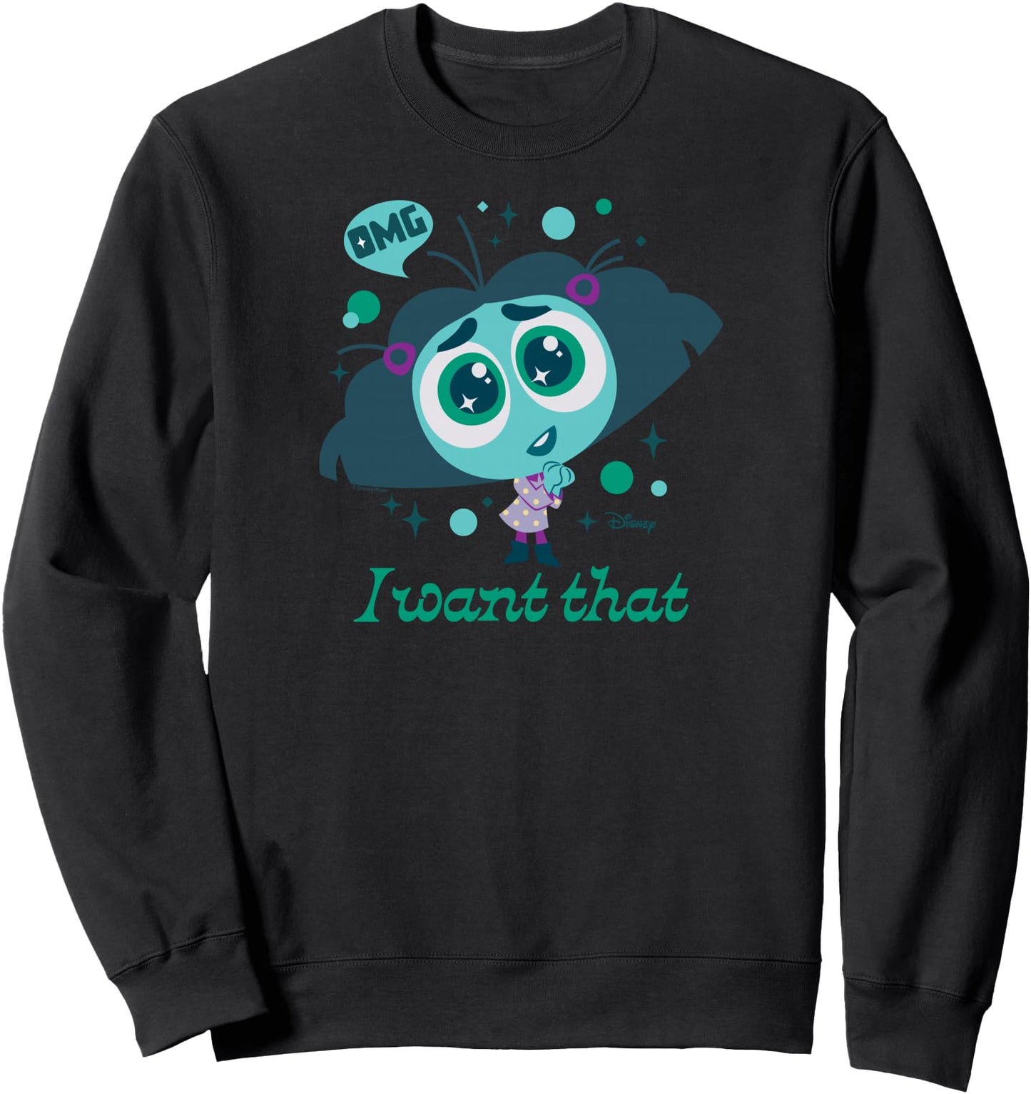 Inside Out 2 - Envy Character OMG I Want That Sweatshirt