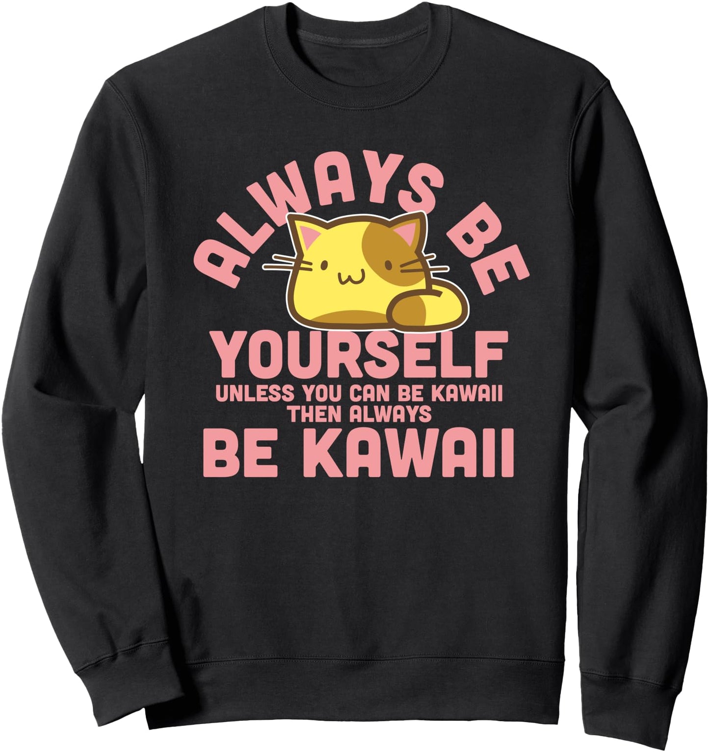 Kawaii Cat Sweatshirt | Adorable Japanese Anime Cat