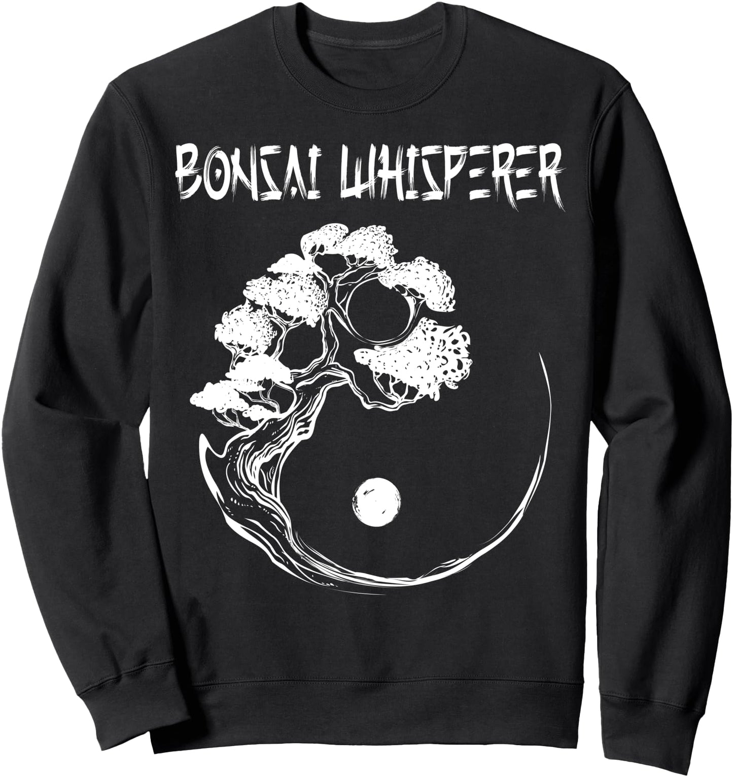Bonsai Whisperer Yin Yang Japanese Tradition Garden Lover Sweatshirt