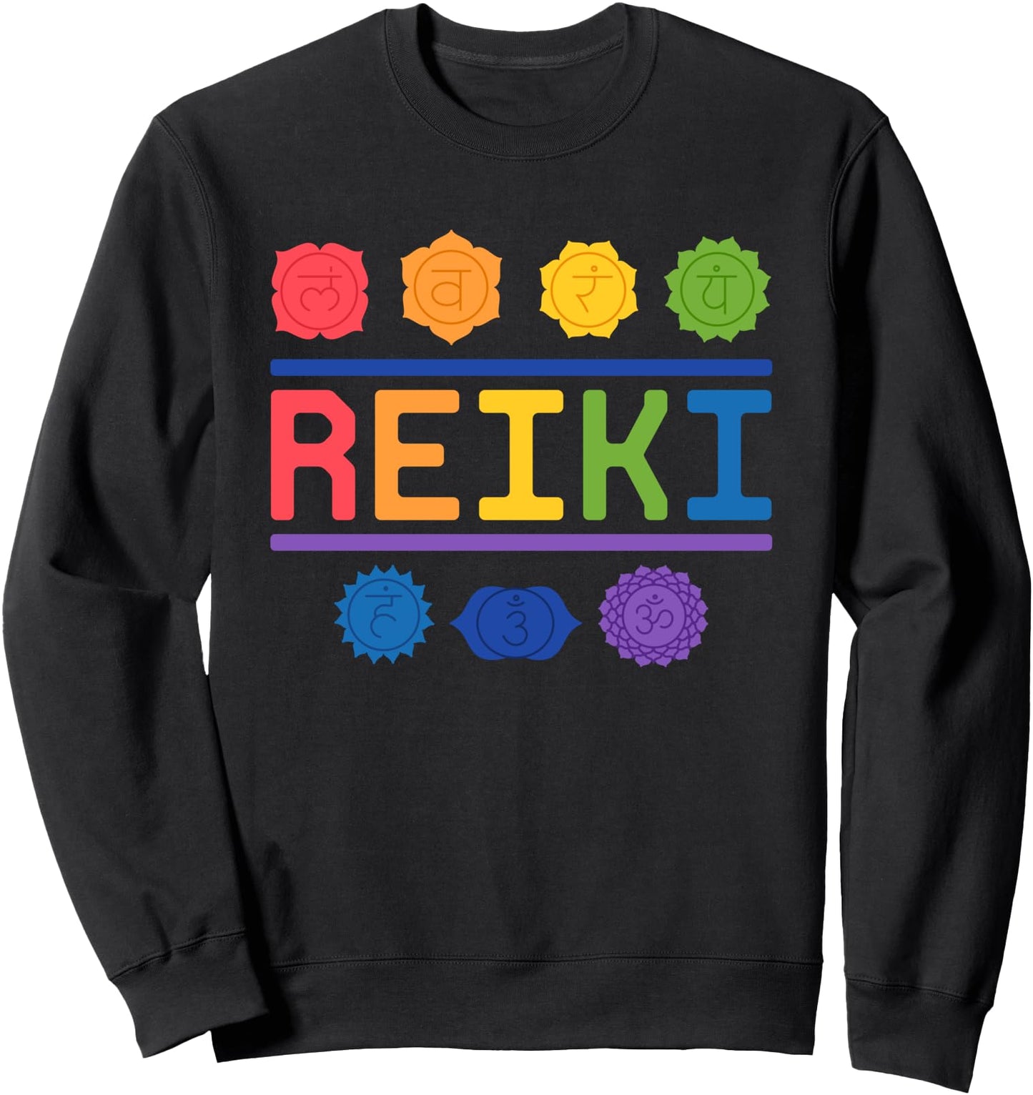 Reiki Master Yoga Chakra Japanese Healing Energy Spiritual Sweatshirt