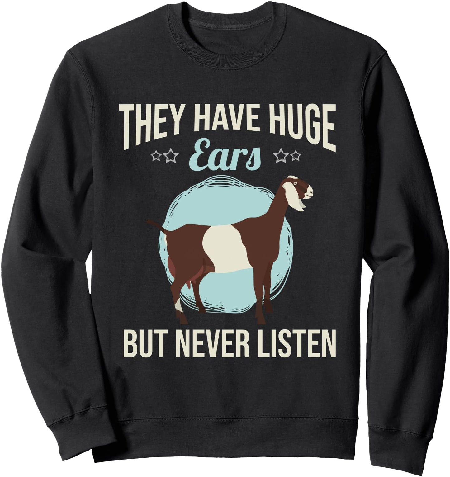 Nubian Goat Garmer Goat Lover Stuffed Animal Nubian Goat Sweatshirt