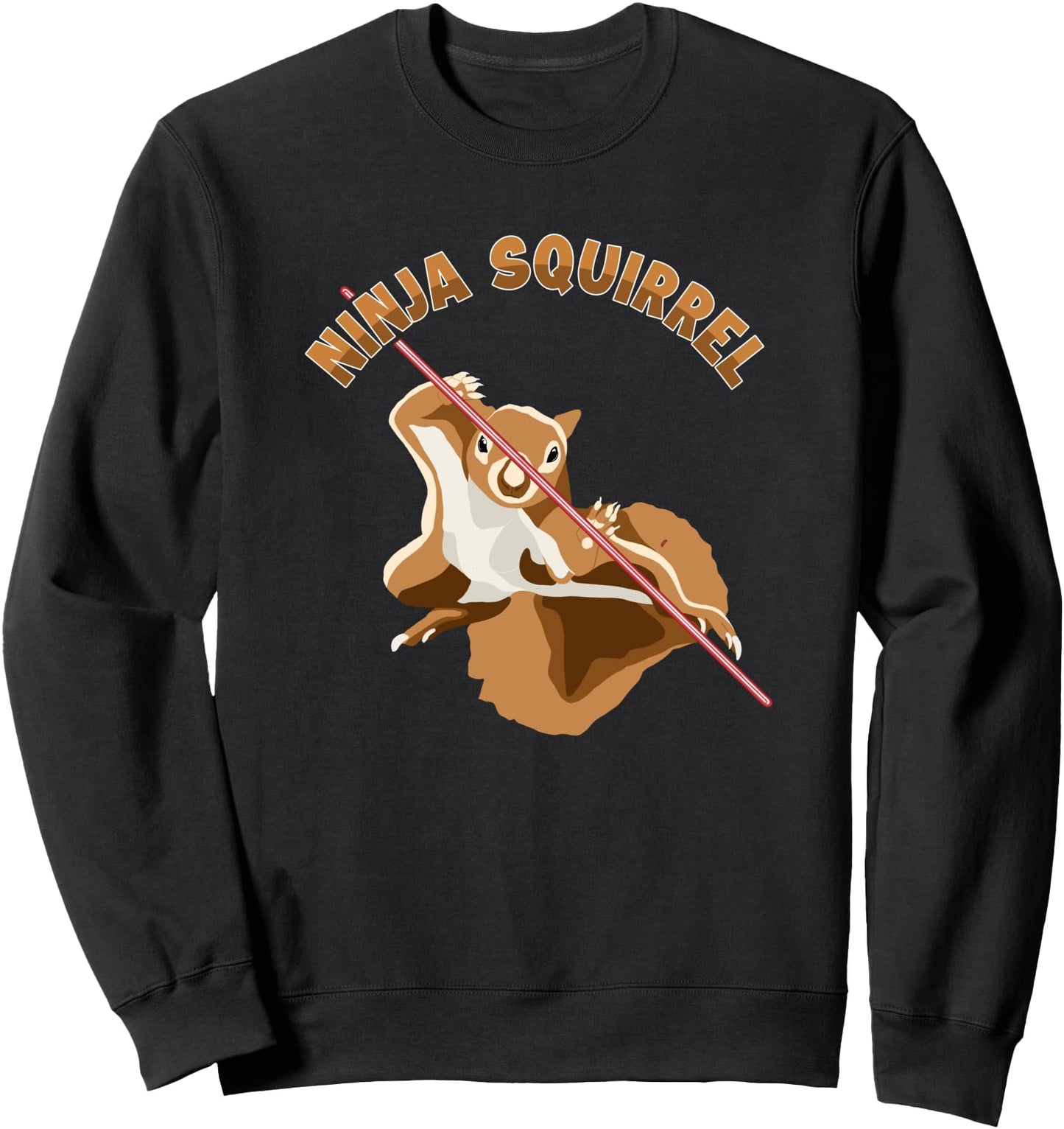 Ninja Squirrel Eastern Gray Japanese Fox Squirrel Sweatshirt