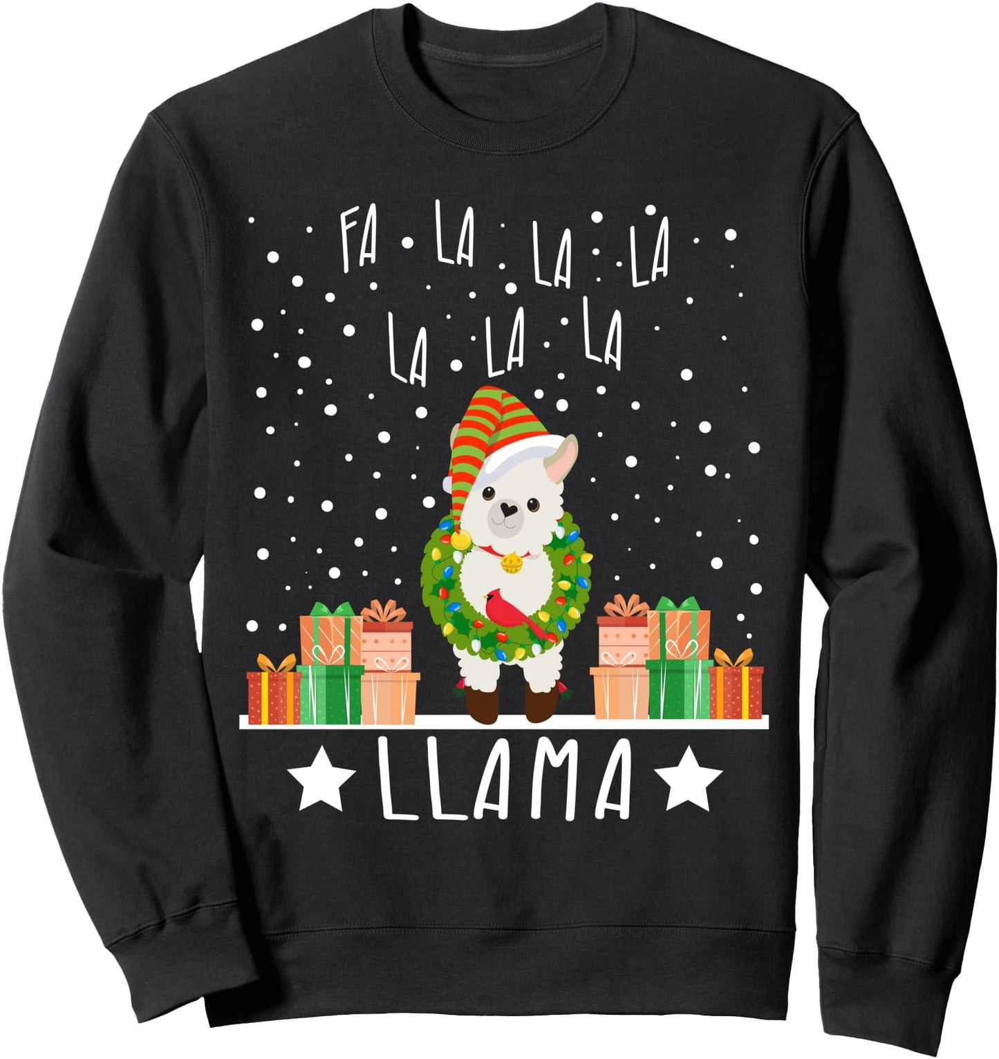 Alpaca Christmas Pajama Gift Pajamas Xmas Fa La La Llama Sweatshirt