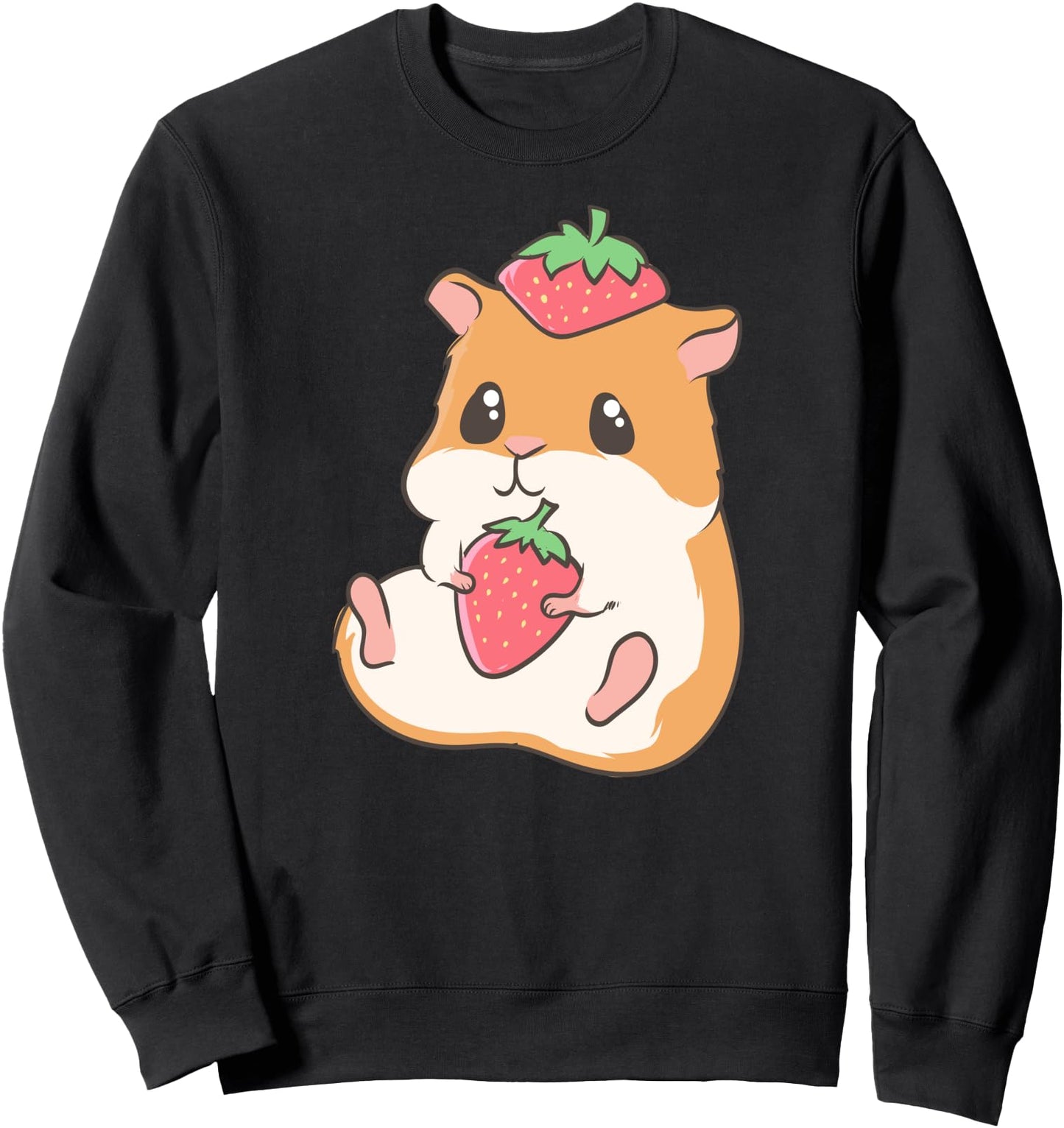 Cute Kawaii Anime Strawberry Hamster Japanese Sweatshirt