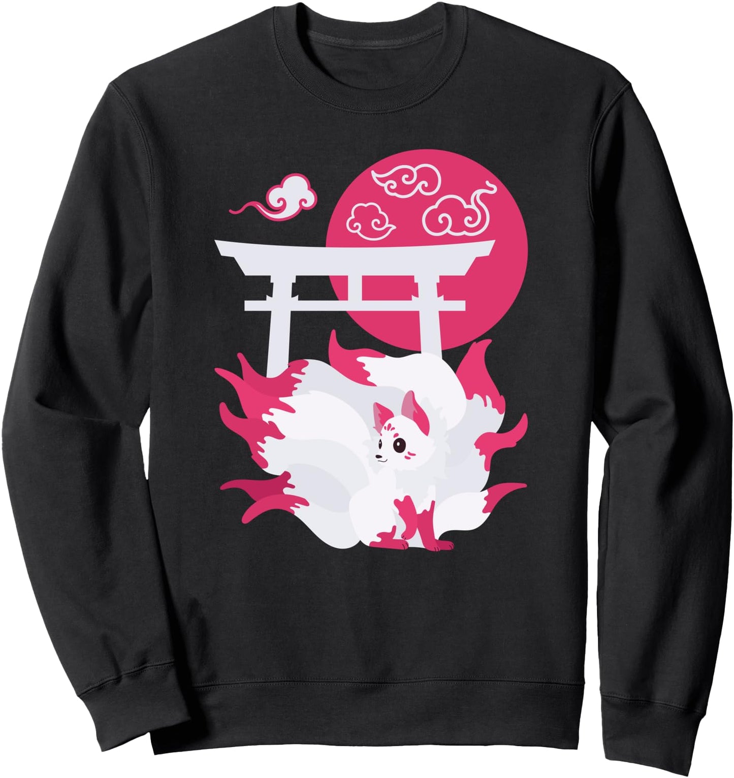 Nine-tailed Fox Kitsune Japanese Anime Sweatshirt