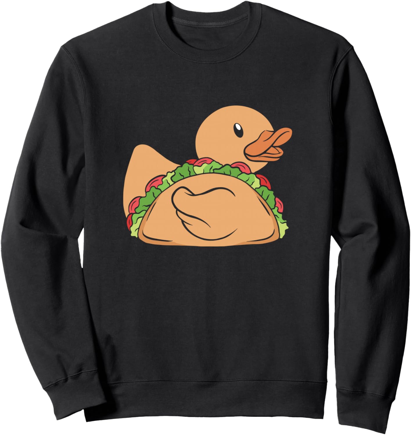 Rubber Duck Funny Taco Duck Sweatshirt