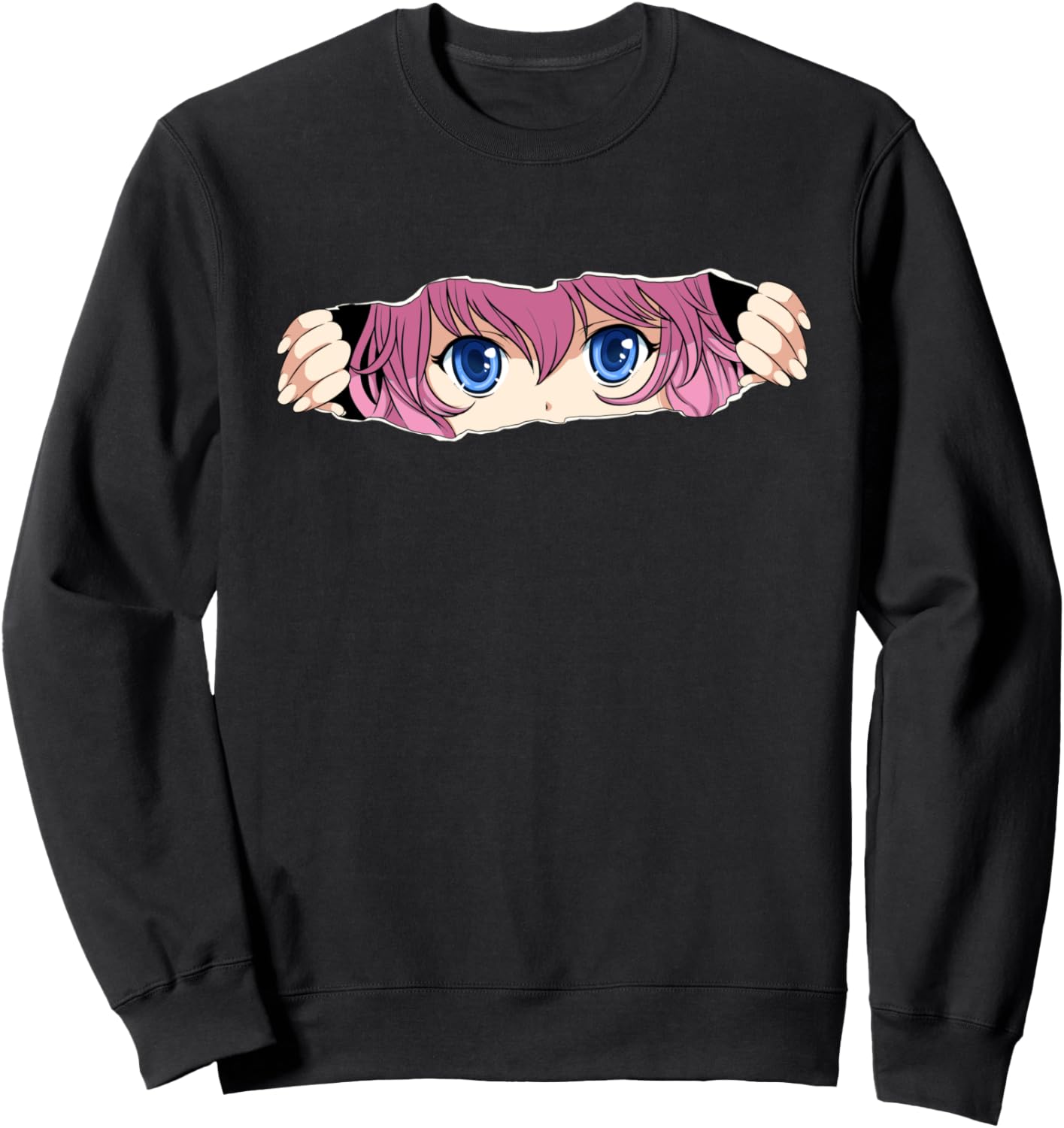 Cool Anime Eyes Gift Anime Lover Gift Graphic Novel Anime Sweatshirt