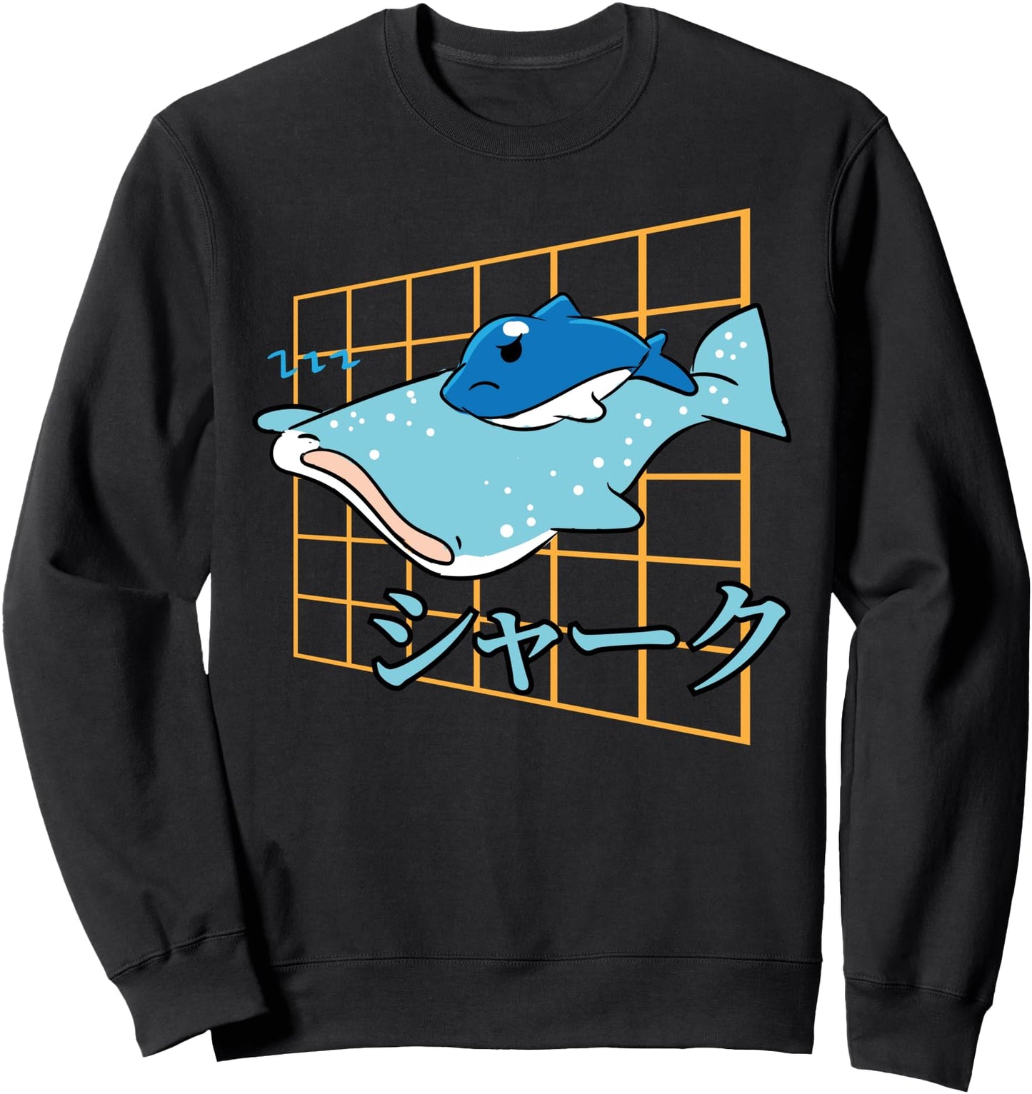 Cute Kawaii Anime Sharks - Underwater Japanese Aesthetics Sweatshirt
