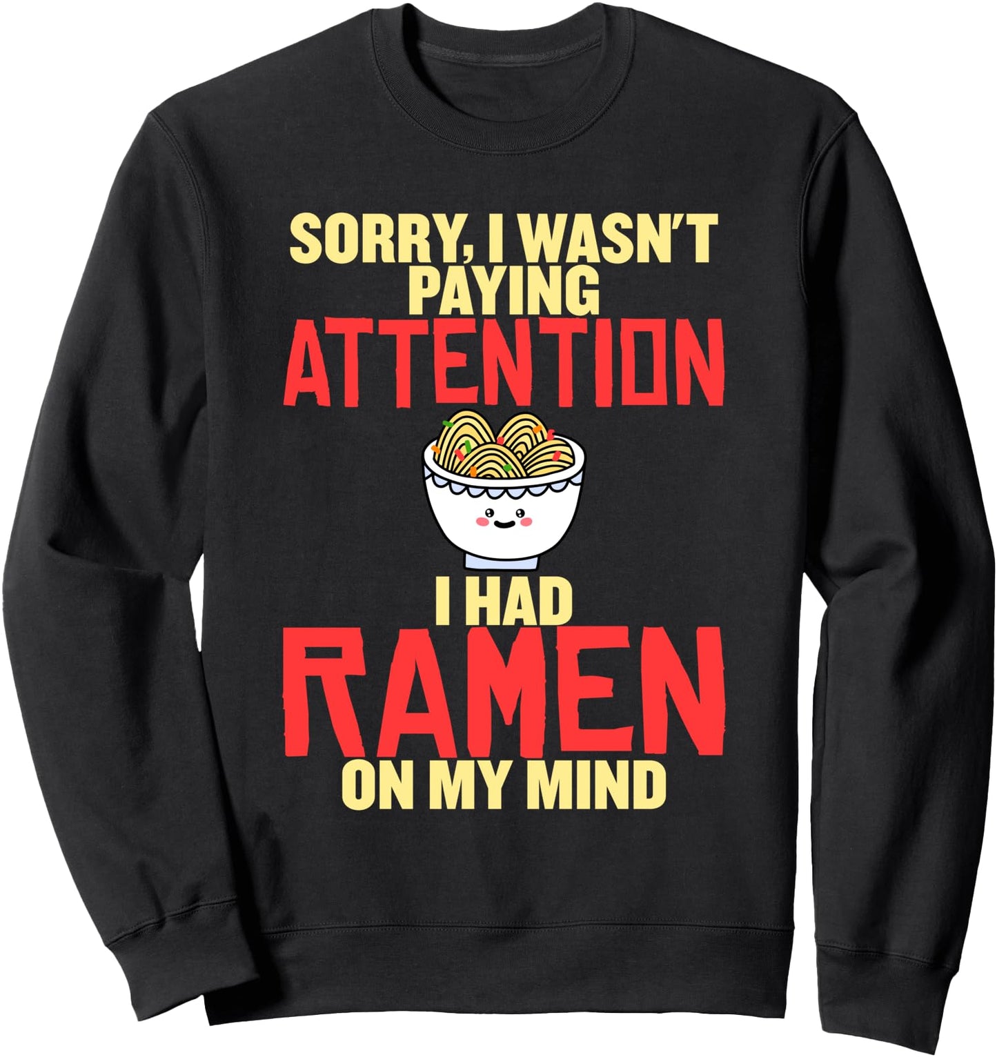 Retro Vintage Japanese Noodles Ramen In My Head Sweatshirt