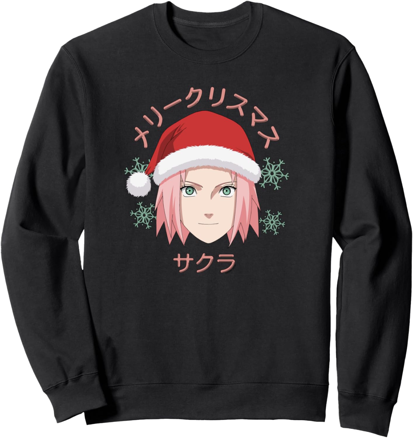 Naruto Shippuden Merry Christmas Sakura Anime Sweatshirt